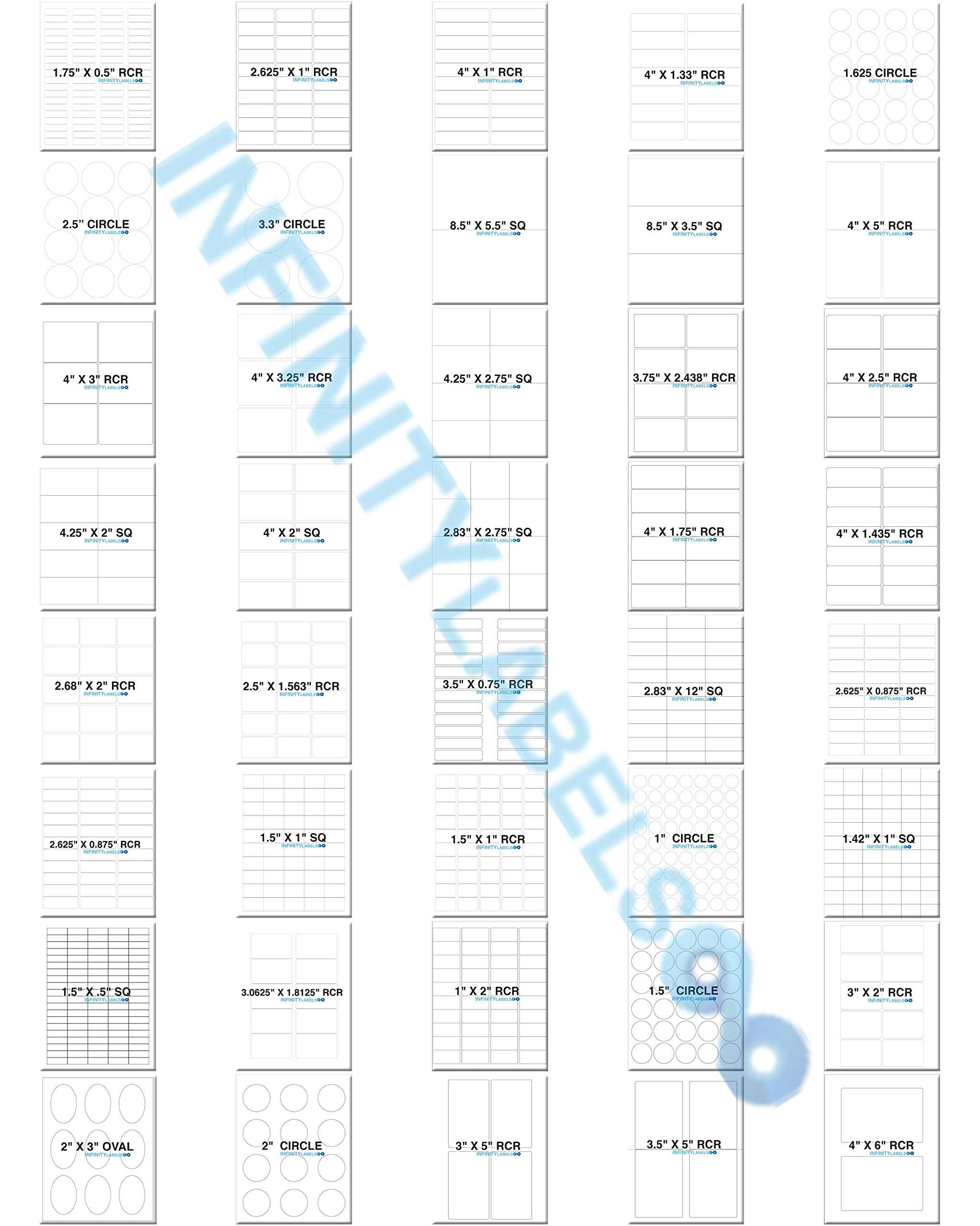 200 Laser Label Sheets, Shiny Silver Paper 4.25in. x 2.75in. Supplied 8 Labels Per Sheet. 4