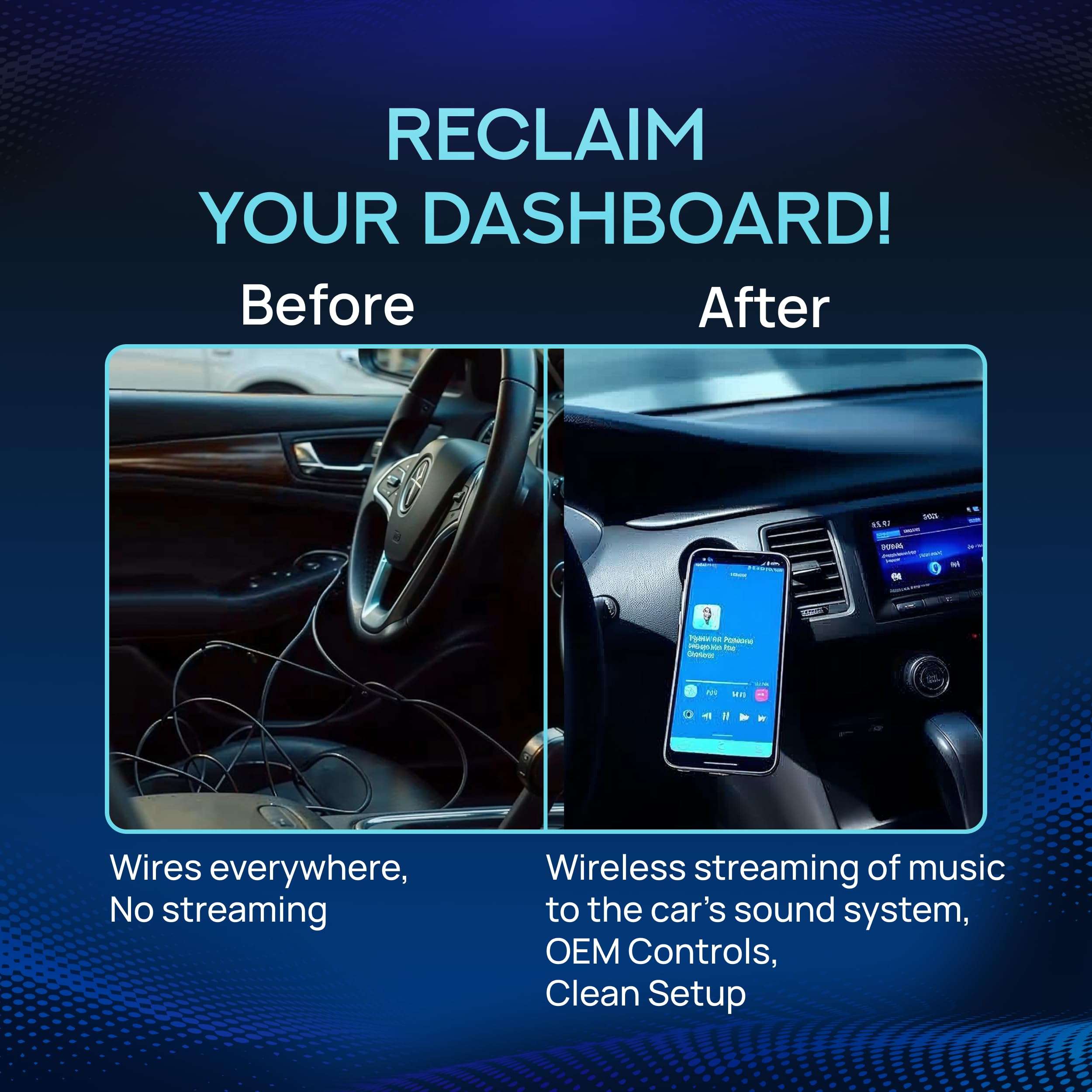 Bovee 1000 - Wireless Music Interface Adaptor Compatible with Audi, Mercedes, and Volkswagen car kit with 30 pin iPod Connector (AMI Adapter (for Audi/Mercedes/VW)) 6