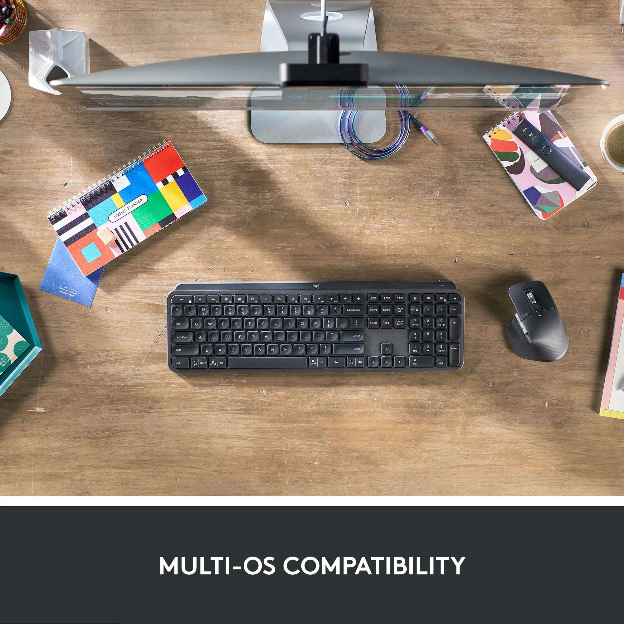 Logitech MX Keys & MX Master 3 Mouse for Business Combo, Wireless, Ergonomic, Secured Logi Bolt Technology, Bluetooth, Globally Certified, Windows/Mac/Chrome/Linux - Graphite 3