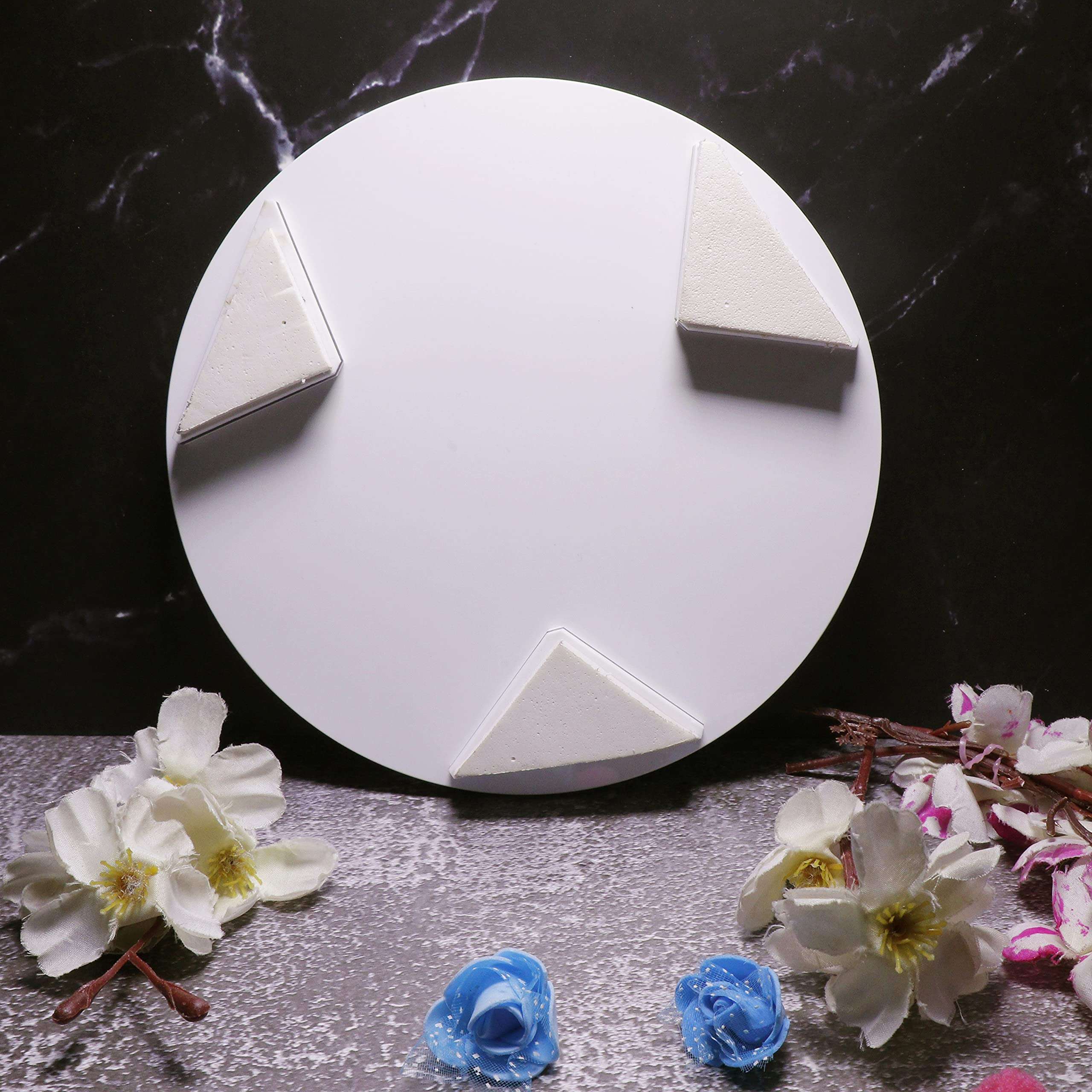 Shivarth Marble White Chakla Roti Roller Chakla Rolling Board Roti Maker Phulka Maker Chapati Maker chakla for Home & Kitchen Accessories 4