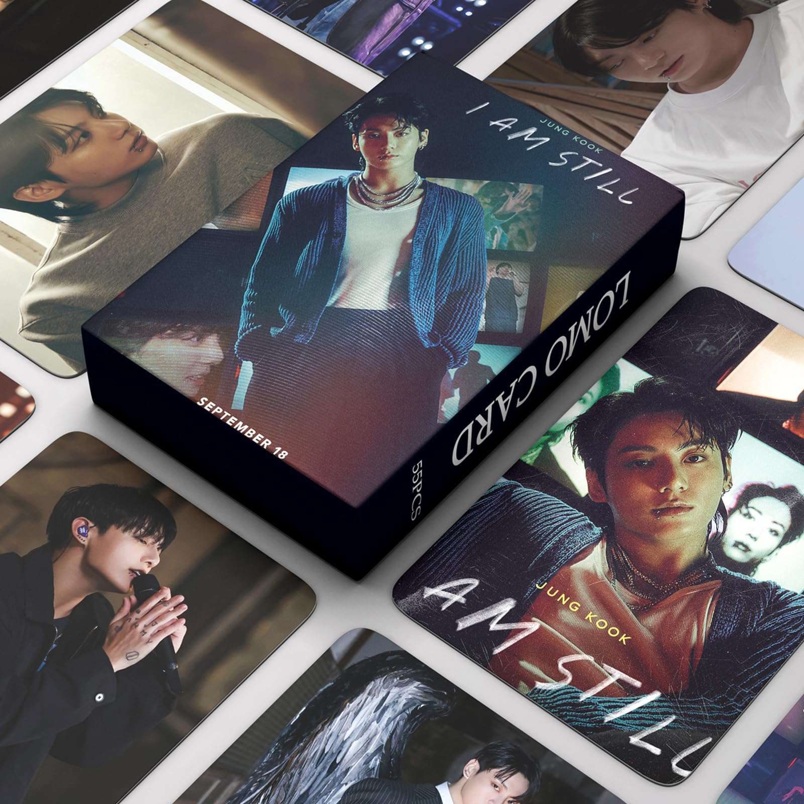 PYAJUU K-POP Photocards 55PCS I AM Still Photocards K-POP LOMO Cards Fans Cards Kpop I AM Still Album Card 4
