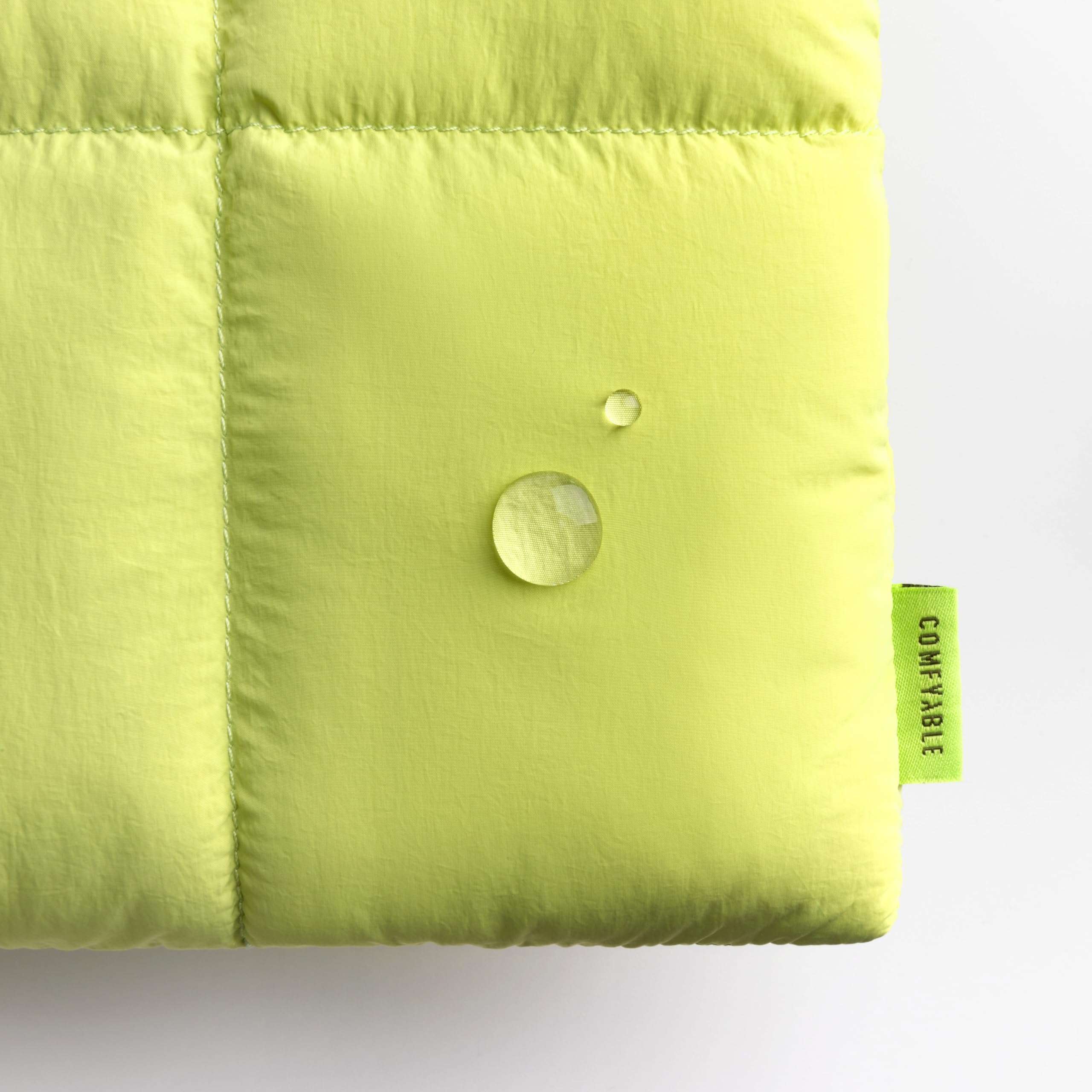 Comfyable Puffy Tablet Sleeve Bag Compatible for 11-inch iPad Pro M4, iPad Air 11-inch M2 2024, Quilted Cute Carrying Tablet Pouch with Shoulder Strap for Women, Lime Green 6