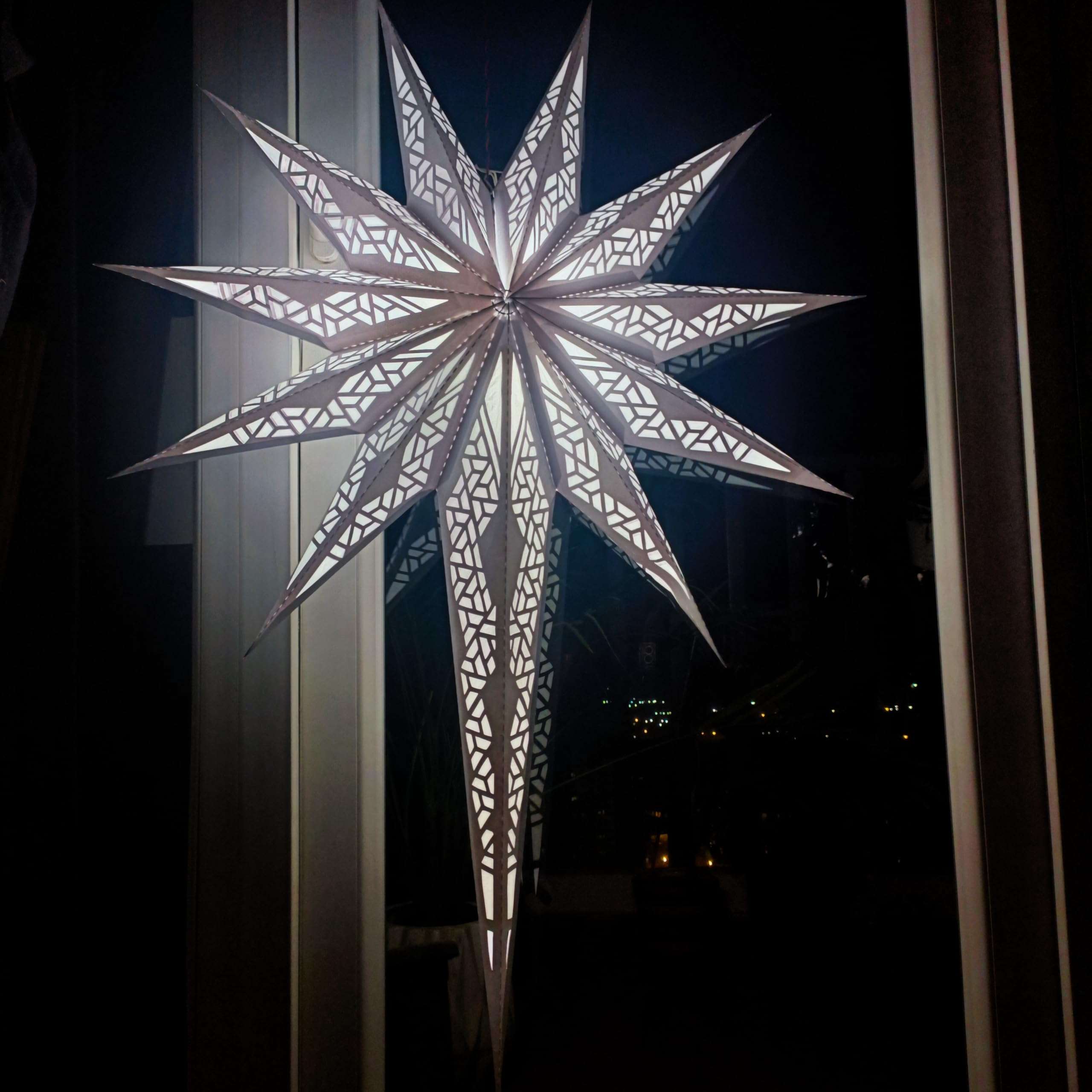 ALILA Big Hanging Star Lantern Lamp Shade Kandil Jhumar for Home Diwali Christmas Xmas Decor Living Room Balcony Decoration 3