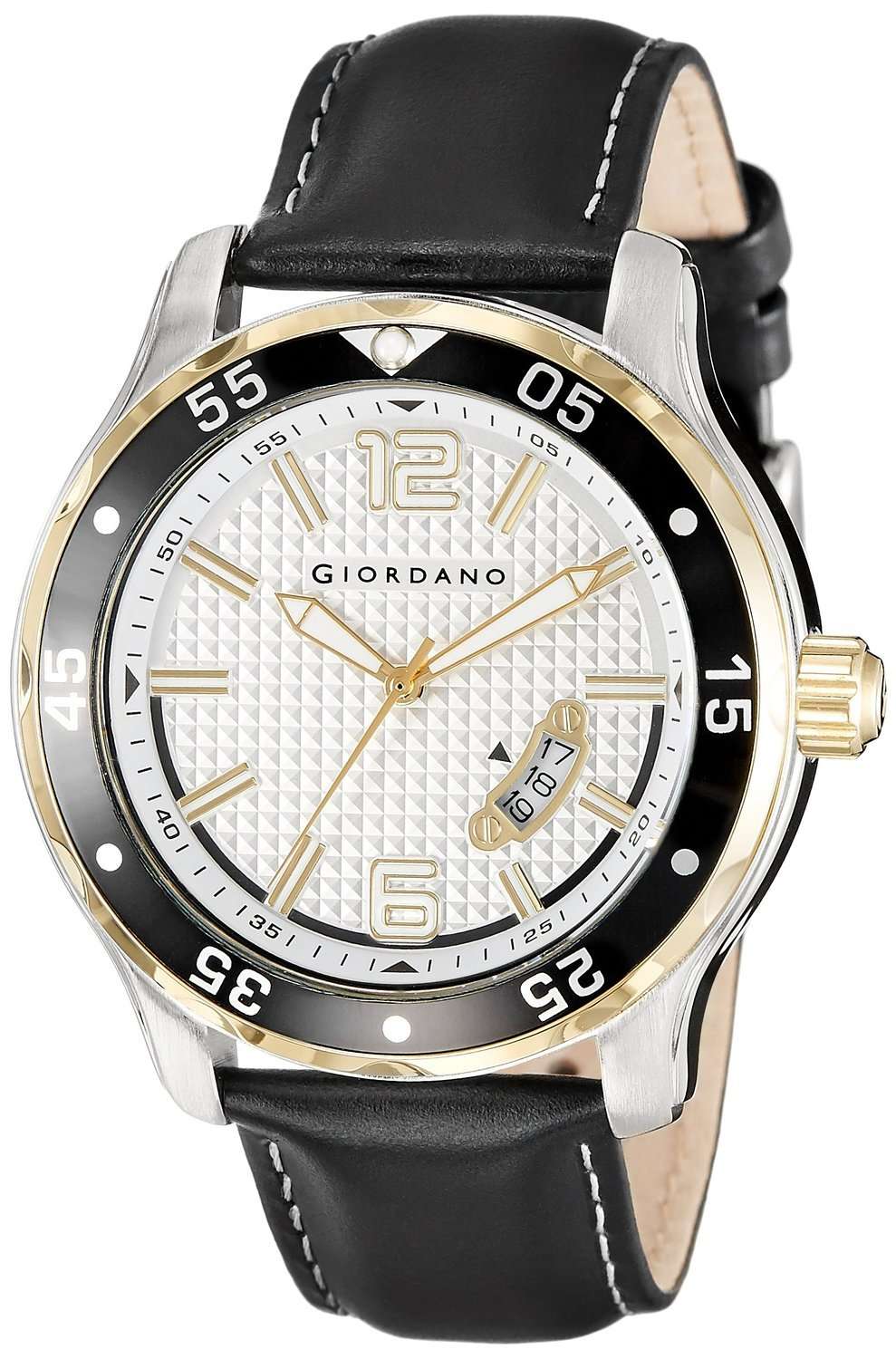 Giordano Analog White Dial Men's Watch - A1033-01