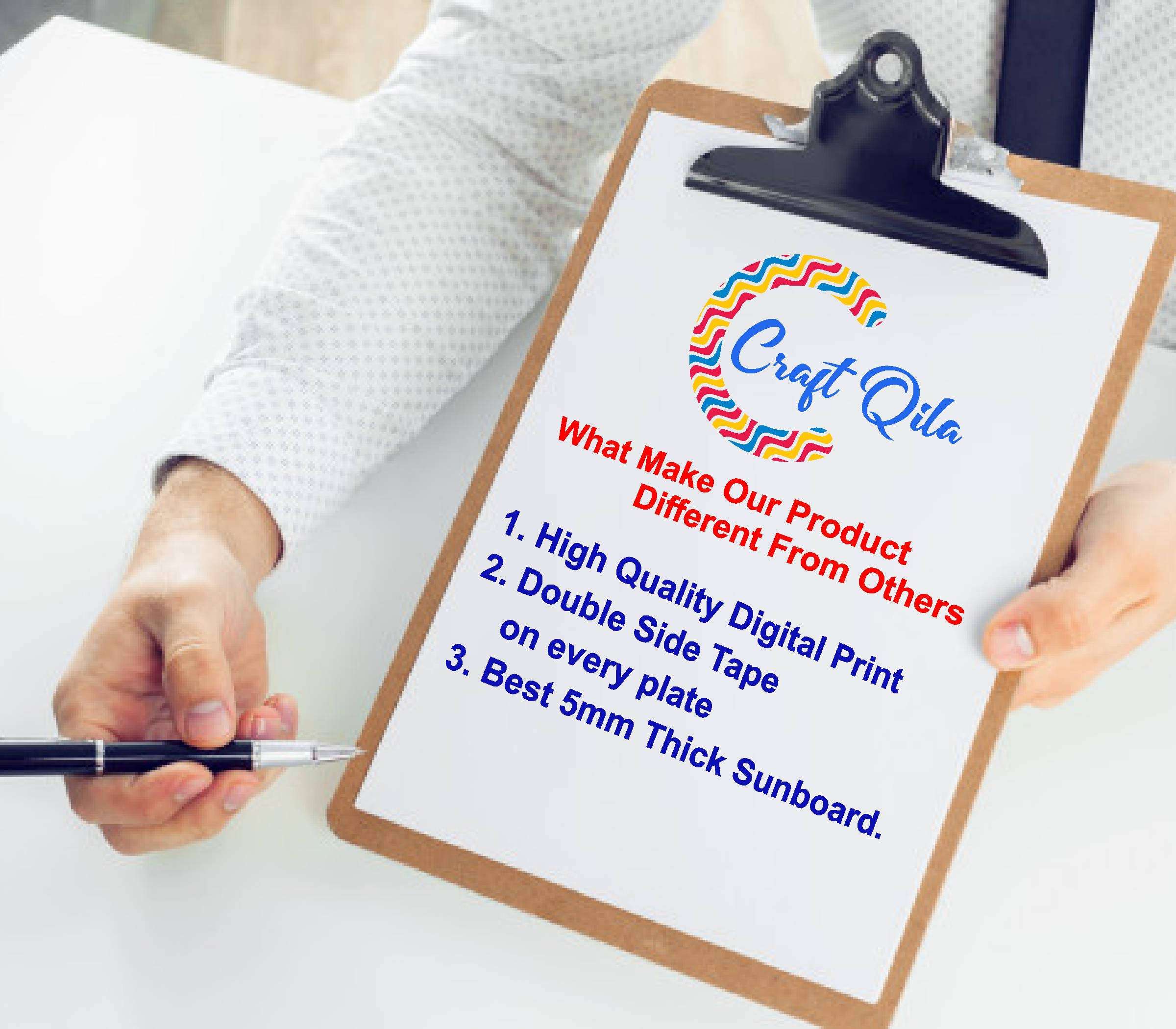 Craft Qila -GI No Smoking Plate (Pack of 2) Safety & Warning Sign Board (3x10 Inch) 4