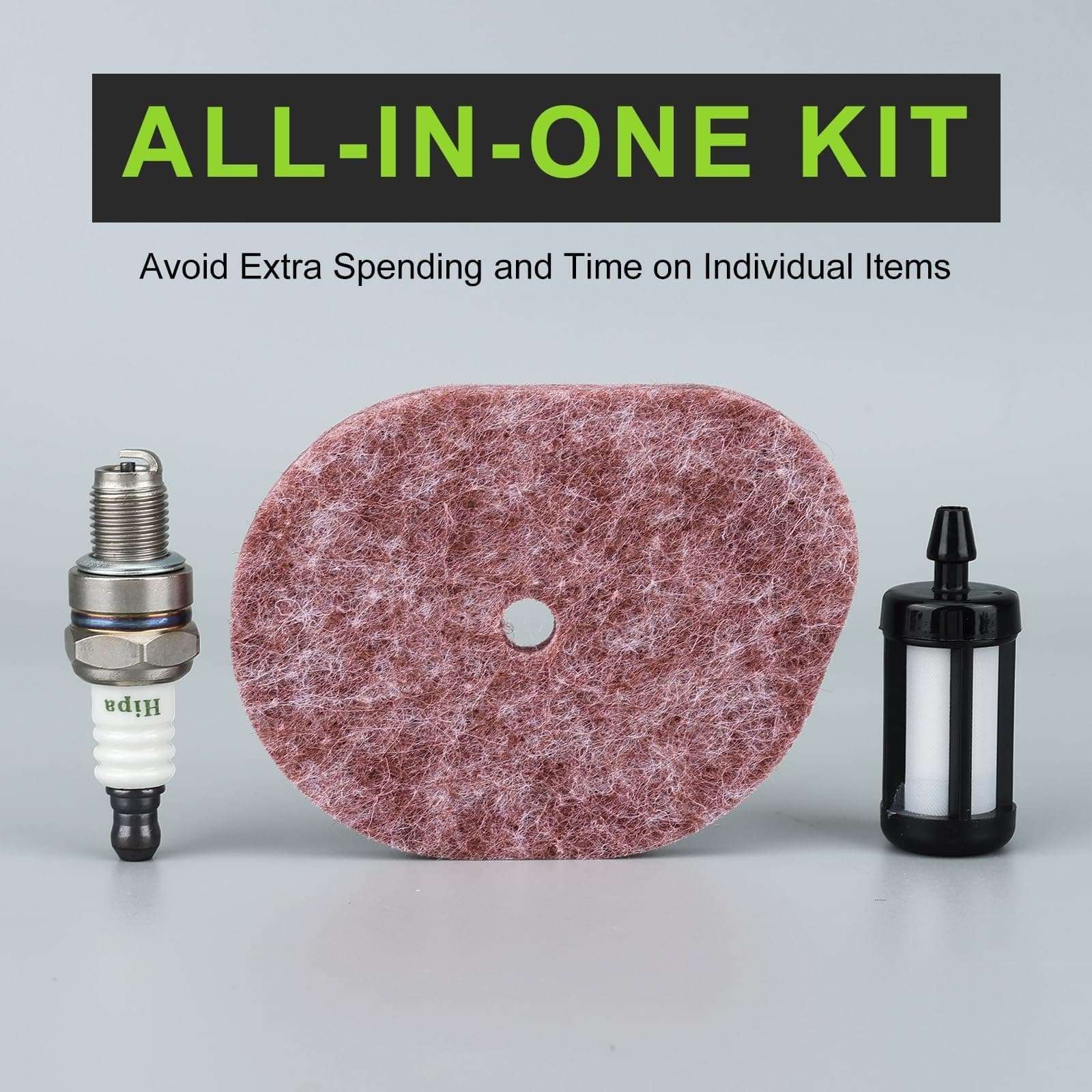 Harbot FS56RC Air Filter for STIHL FS 56 RC FS40C FS56 FS70 KM56RC FS40 KM56 FC56C FC70 FC56 FS50C FS70RC FS50 FS56C Trimmer Parts 4144-124-2800 W Fuel Hose Spark Plug 3