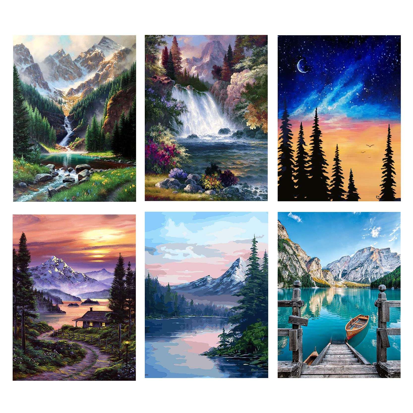 6pack Diamond Painting Kits 1