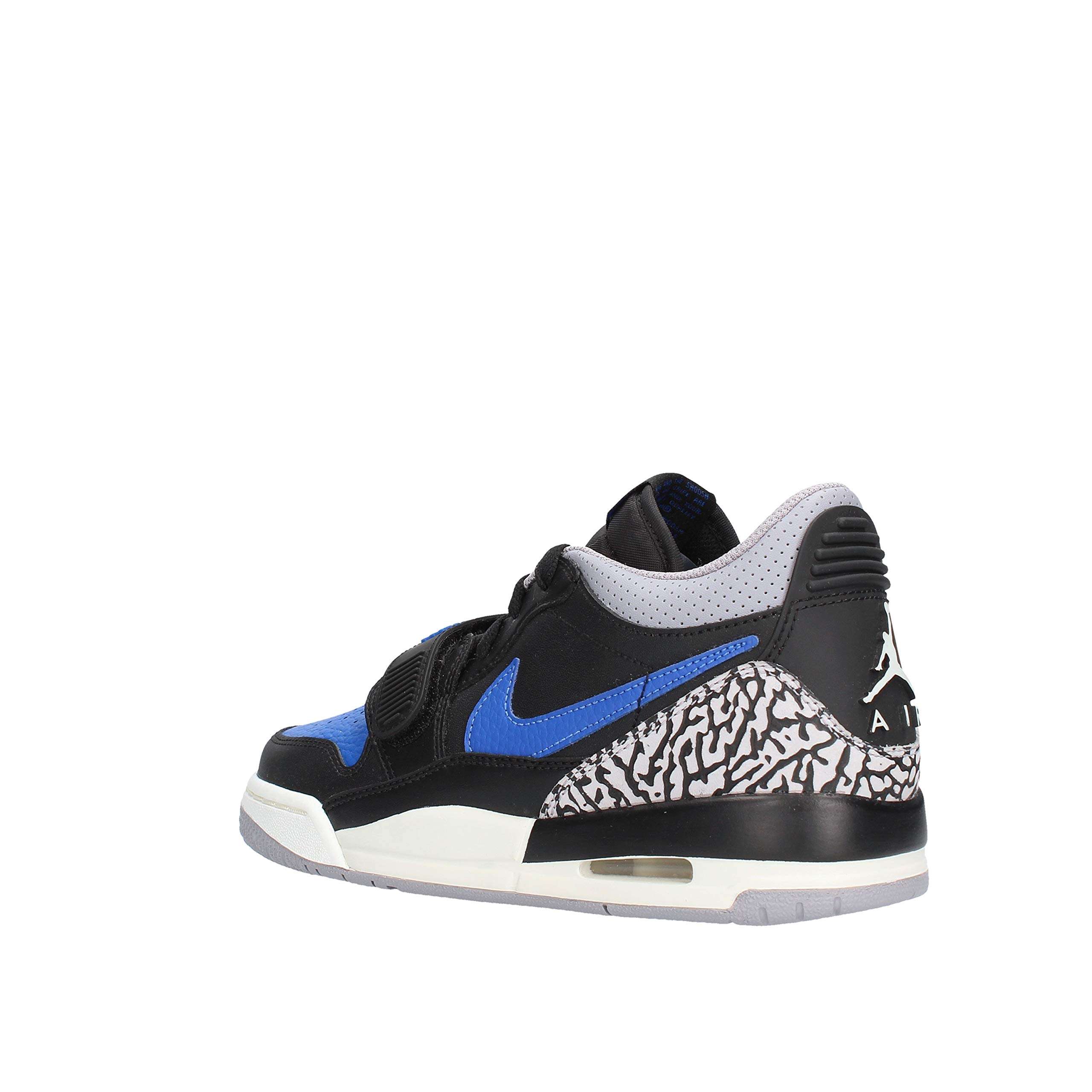 NIKE Air Jordan Legacy 312 Low Big Kids' Shoes (CD9054-041, Black/Game Royal-White-Cement Grey) Size 5.5 2