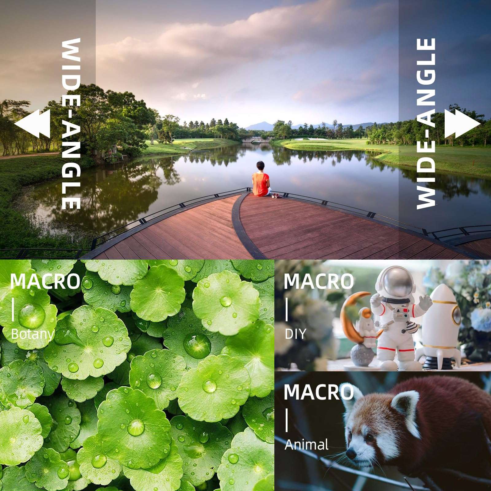 Mo Digital Cameras for Photography, 48MP&4K Vlogging Camera for YouTube, Video Camera with Wide-Angle & Macro Lenses, 16X Digital Zoom, Flip Screen, External Microphone, 32GB TF Card(Black) 5