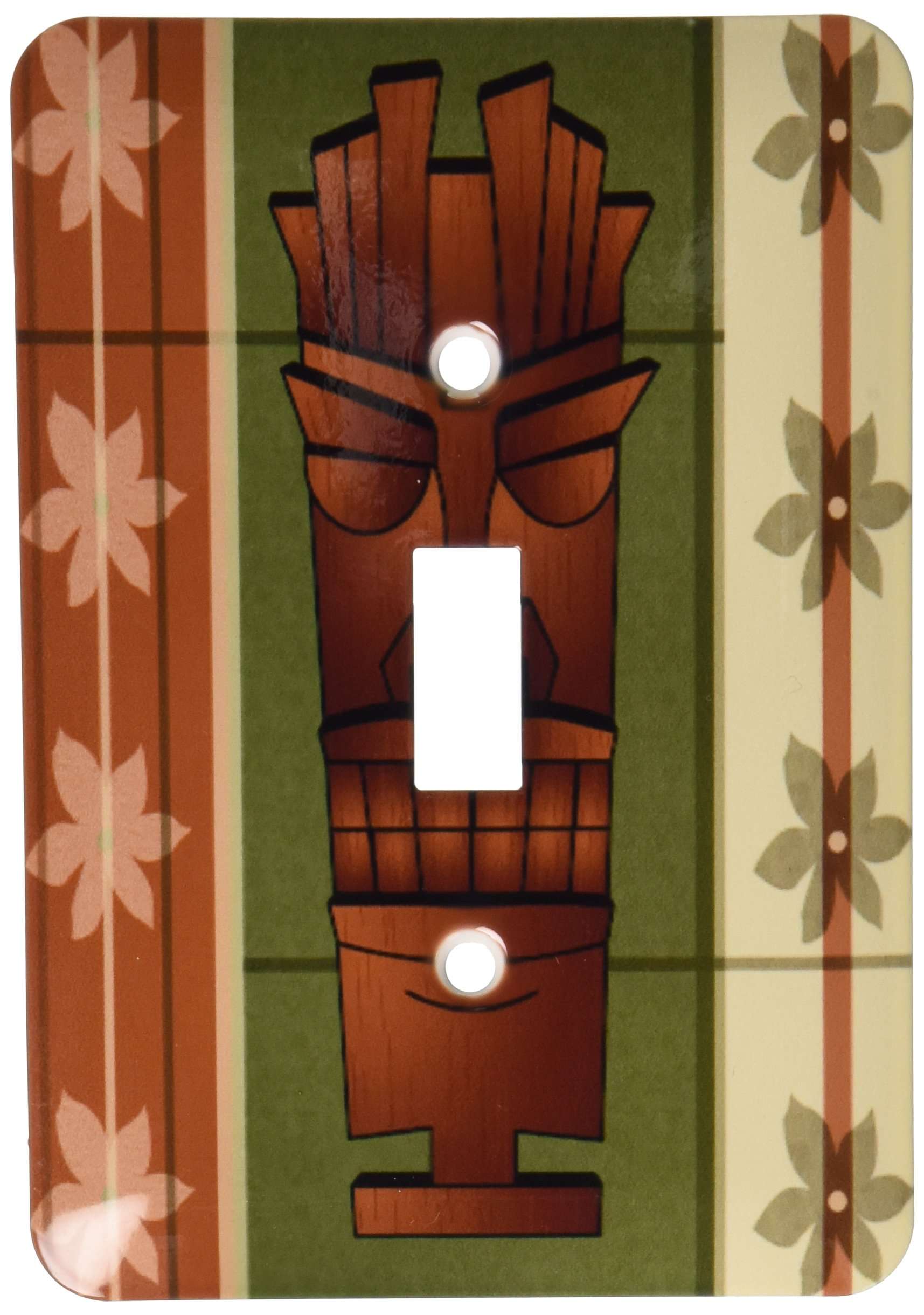 3dRose lsp_77490_1 Wood Grain Tropical Tiki Single Toggle Switch, Multicolor 4