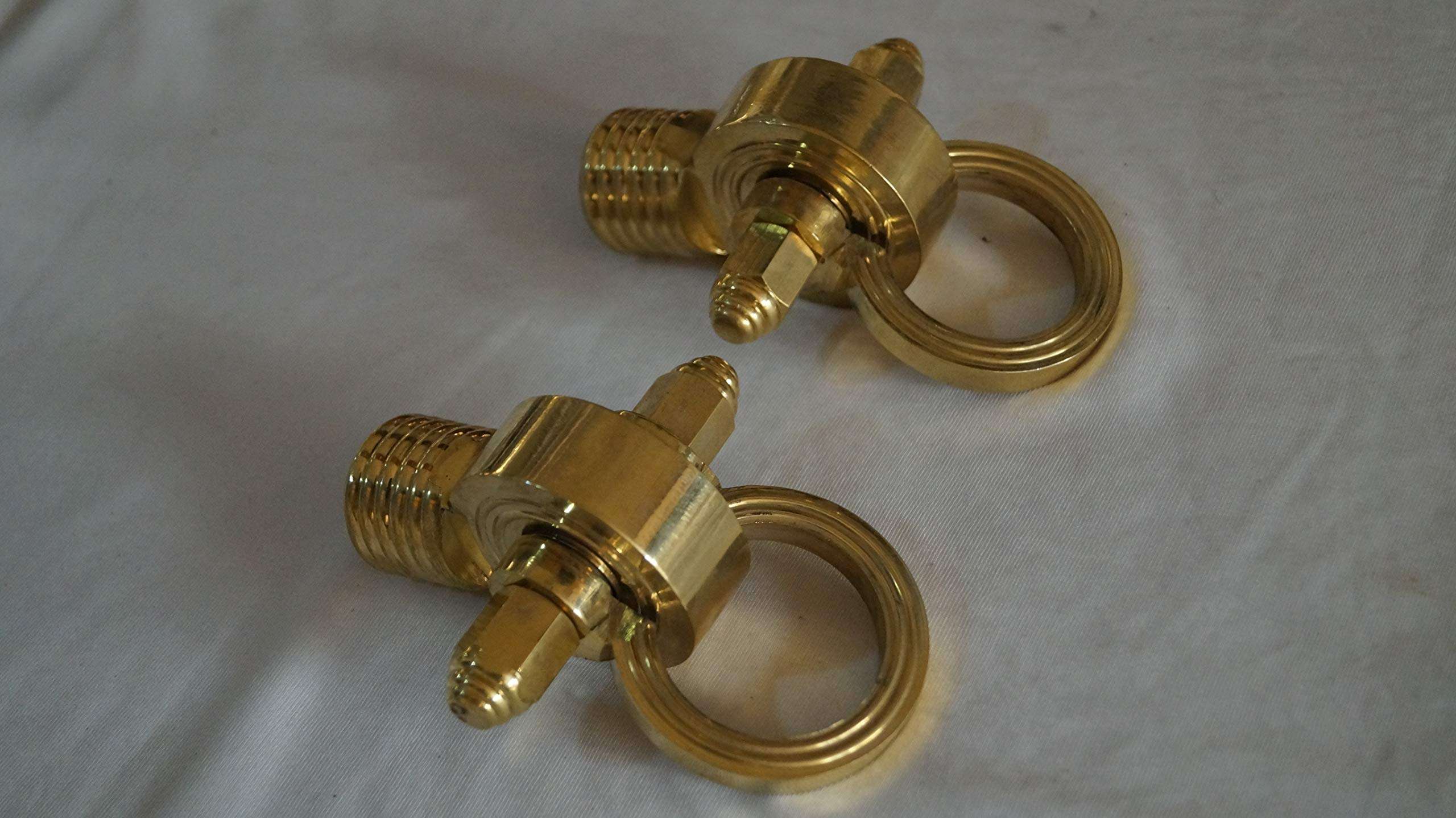 House of Jula Hanging Brass Hook for Swing Chair, 350 kg Capacity Golden Color 1