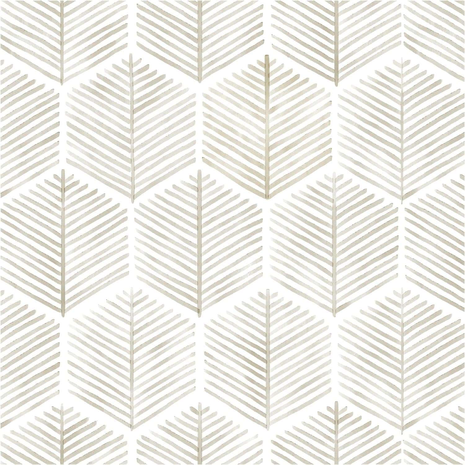 TEKCOOL Modern Peel and Stick Wallpaper Boho Contact Paper for Cabinets and Drawers Self Adhesive Wallpaper Removable Wallpapers for Bedroom Geometric Walpaper for Bathroom Beige/White 45 * 300. 1