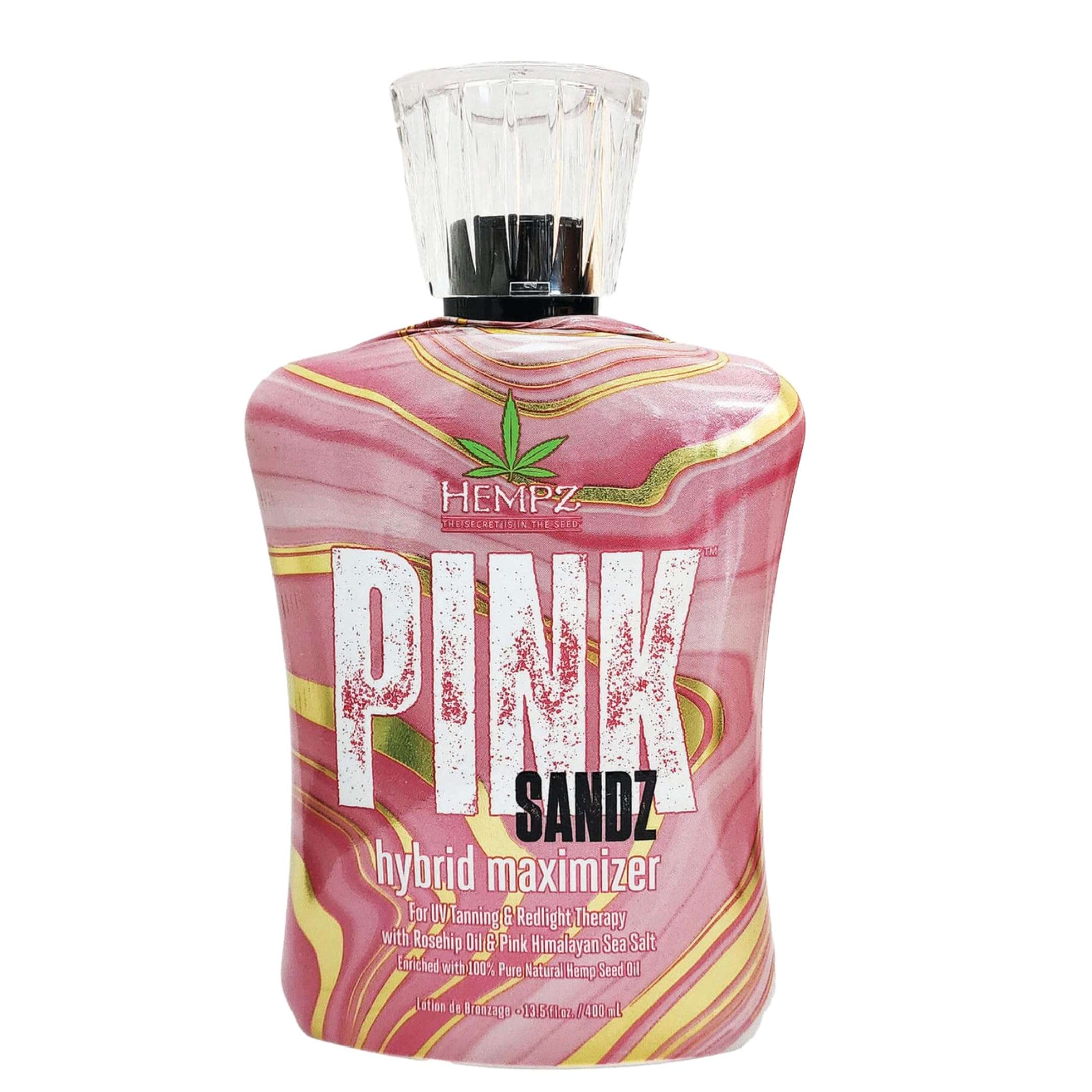 Hempz Pink Sandz Hybrid Maximizer for UV Tanning & Redlight Therapy 13.5oz 1