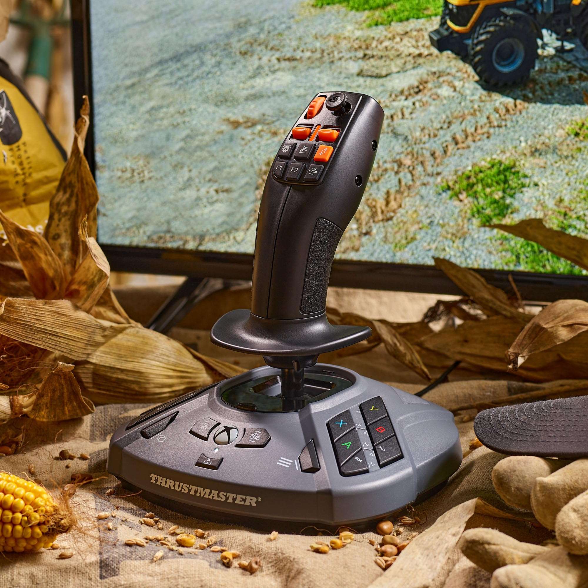 Thrustmaster SimTask Farmstick XBOX Edition, 3-Axis Joystick for Farm Simulation Gaming (Compatible with XBOX & PC) 4
