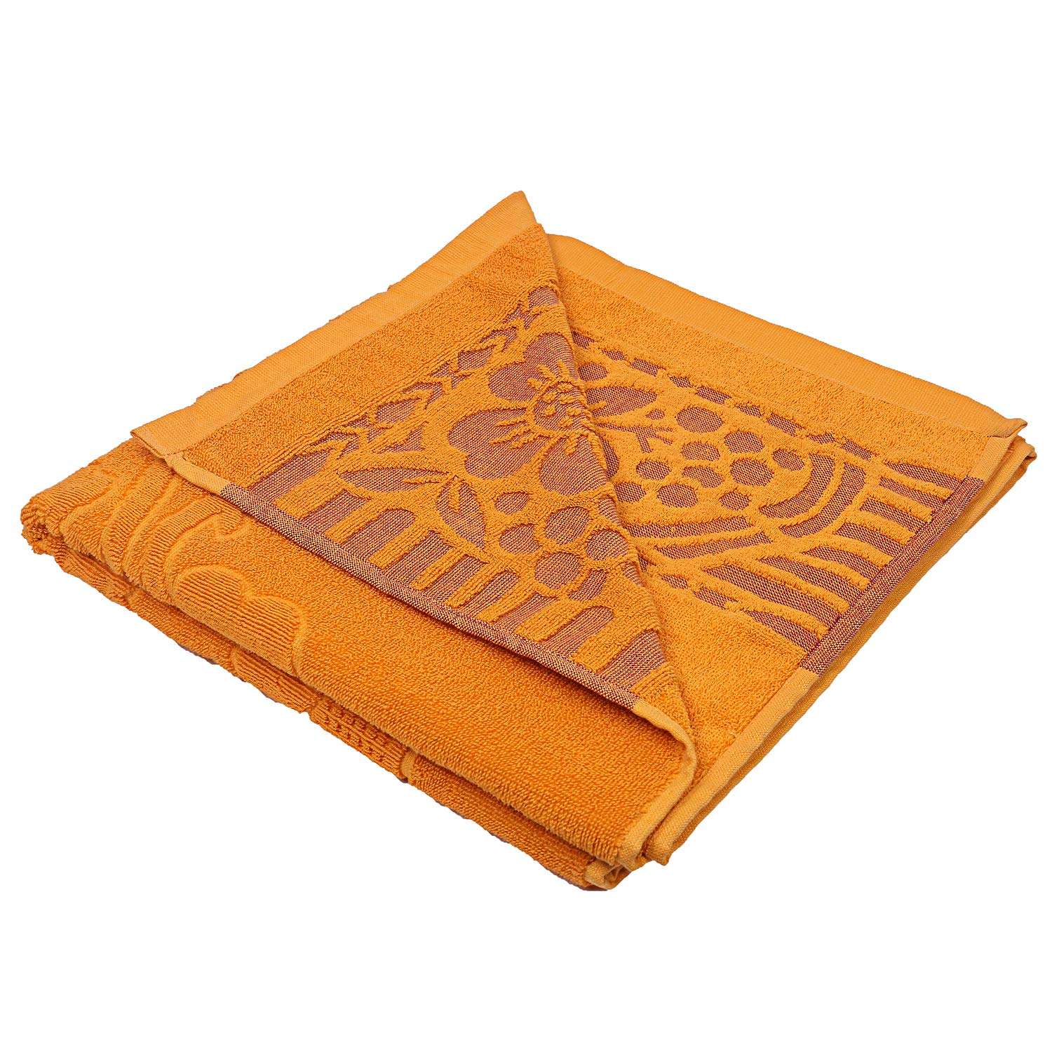 Kuber Industries 100% Cotton 5 Pieces Full Size Bath Towel 30"x60" (Yellow)-CTKTC29895 5