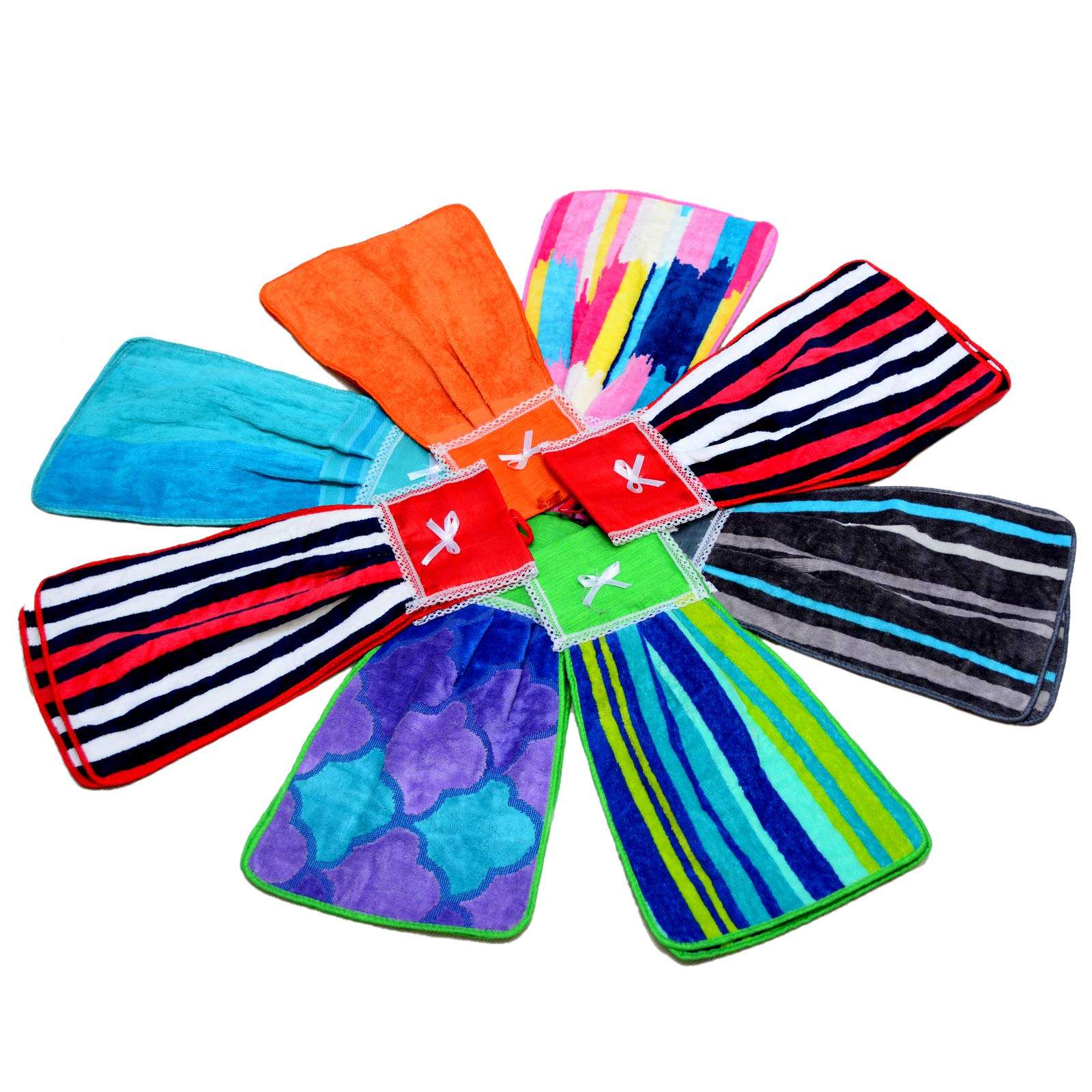 ascension Cotton Hanging Kitchen Napkin (Set of 4, Multicolour) 1