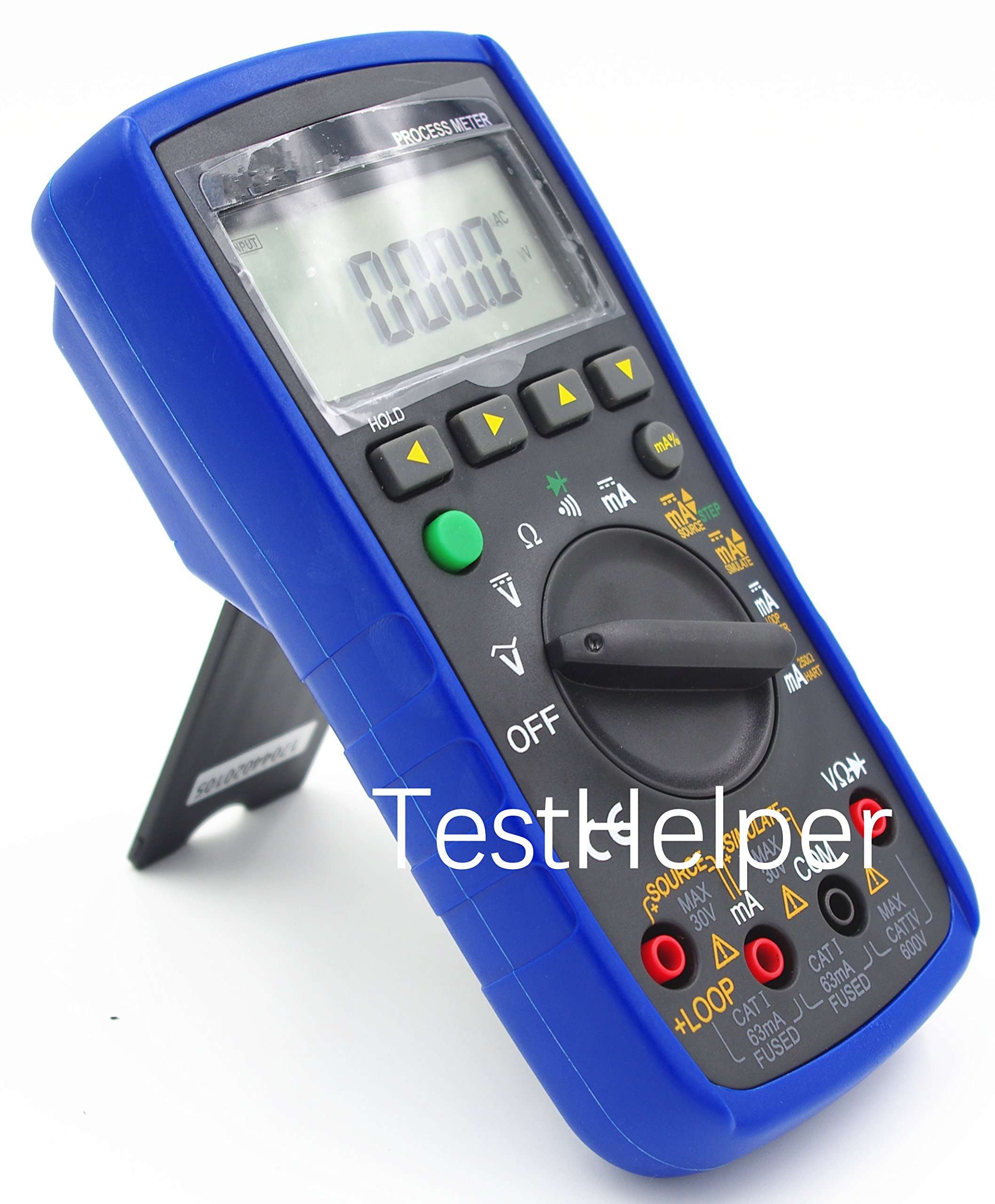 TestHelper TH77 Process Multimeter Calibrator Meter Multifunctional DMM,250Ω HART Loop Resistance,24V Loop Power Supply and Measuring the Current 5