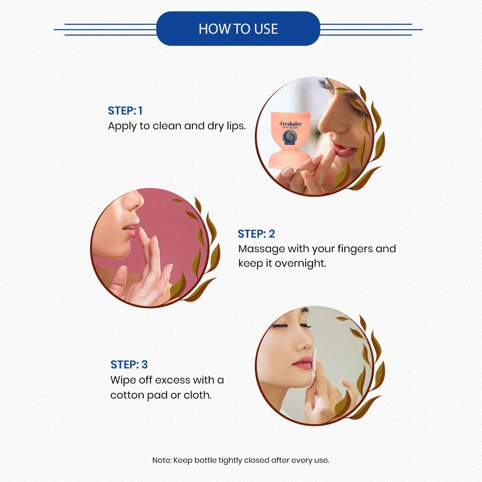 Freshaler Lip Mask (Peach) 5