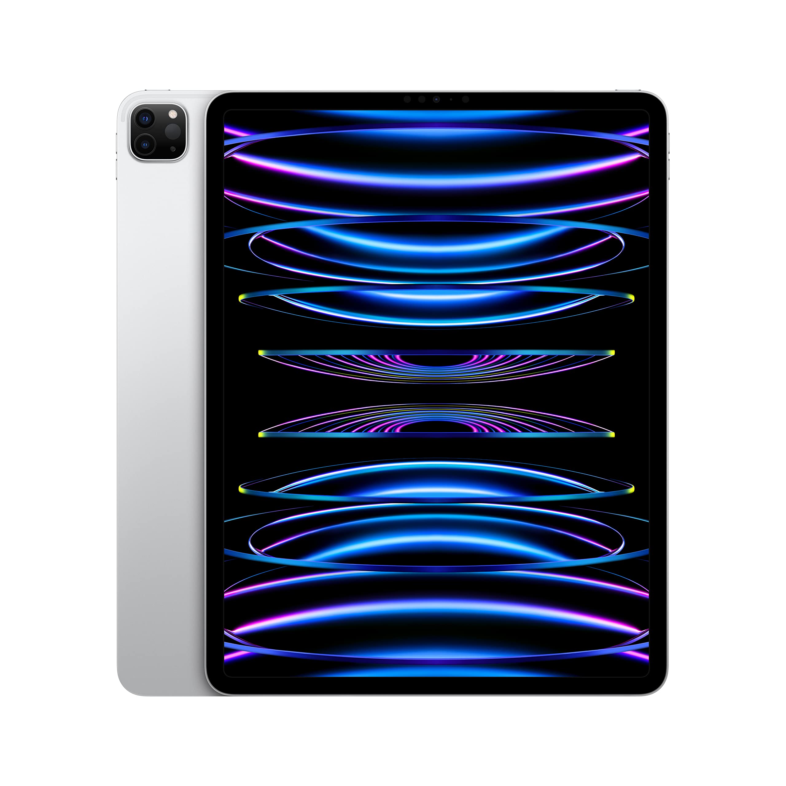 Apple iPad Pro 12.9″ (6th Generation): with M2 chip, Liquid Retina XDR Display, 512GB, Wi-Fi 6E + 5G Cellular, 12MP front/12MP and 10MP Back Cameras, Face ID, All-Day Battery Life – Silver