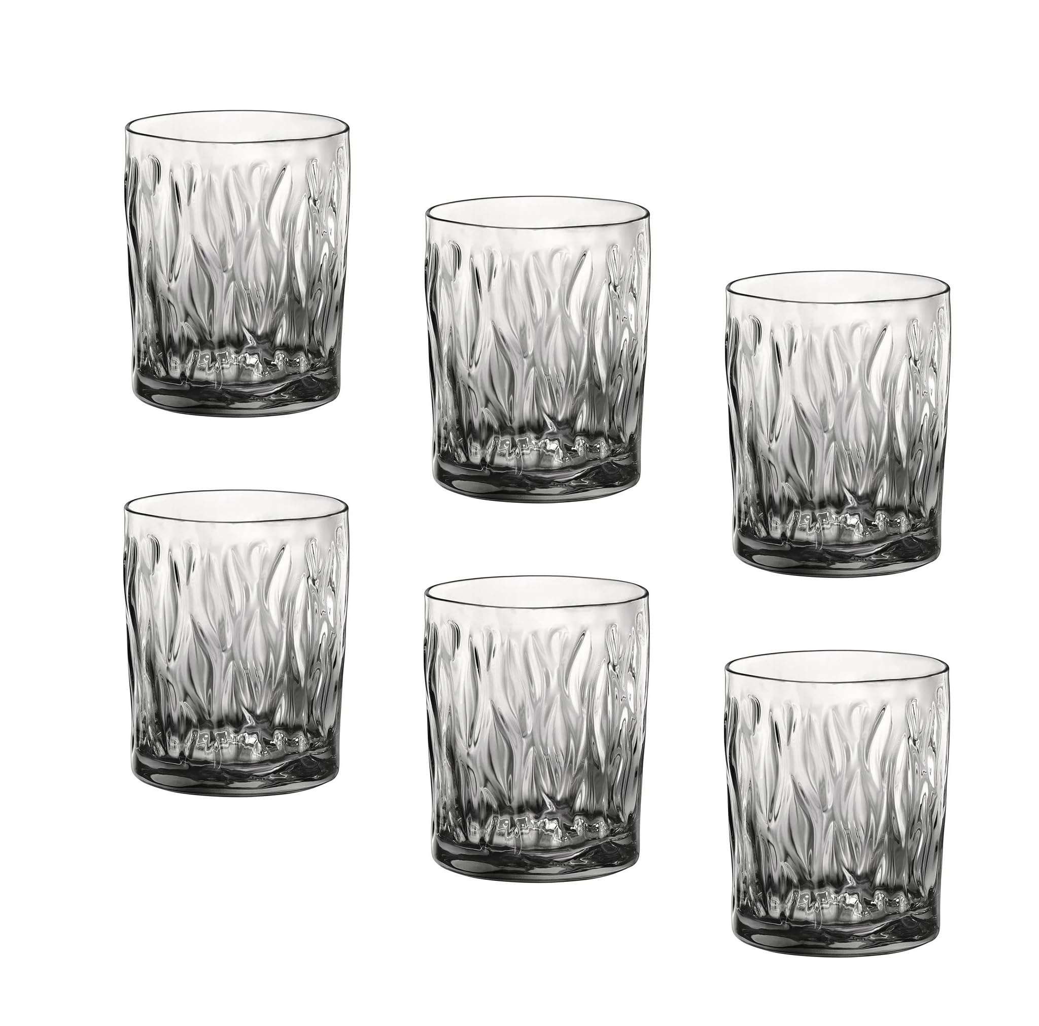 Bormioli Rocco Water Glass Light Onyx, Set of 6, 10.25 oz 1