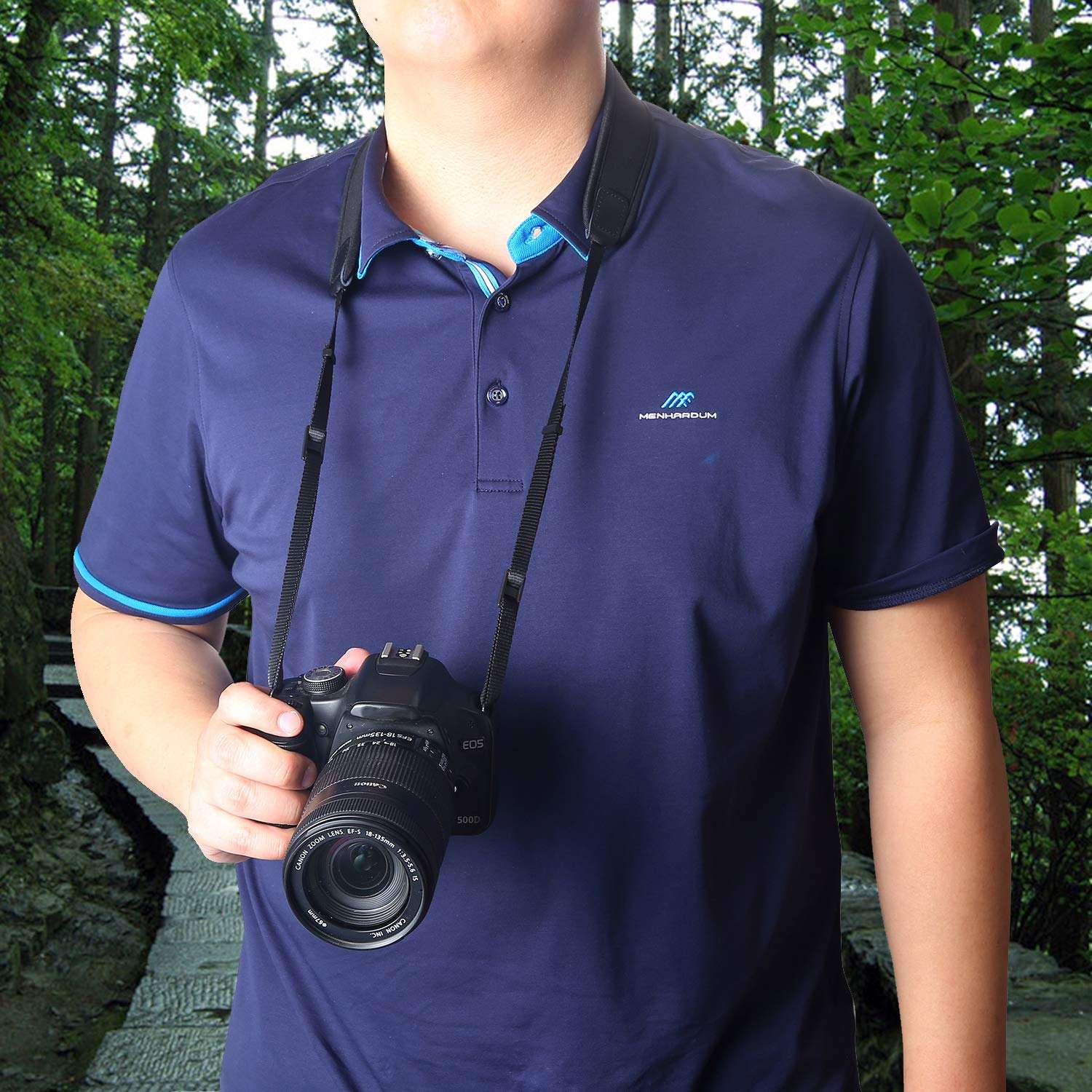 Eyeskey Soft Black Universal Camera/Binoculars Shoulder Strap Neck Belt, Comfortable and Stylish 6