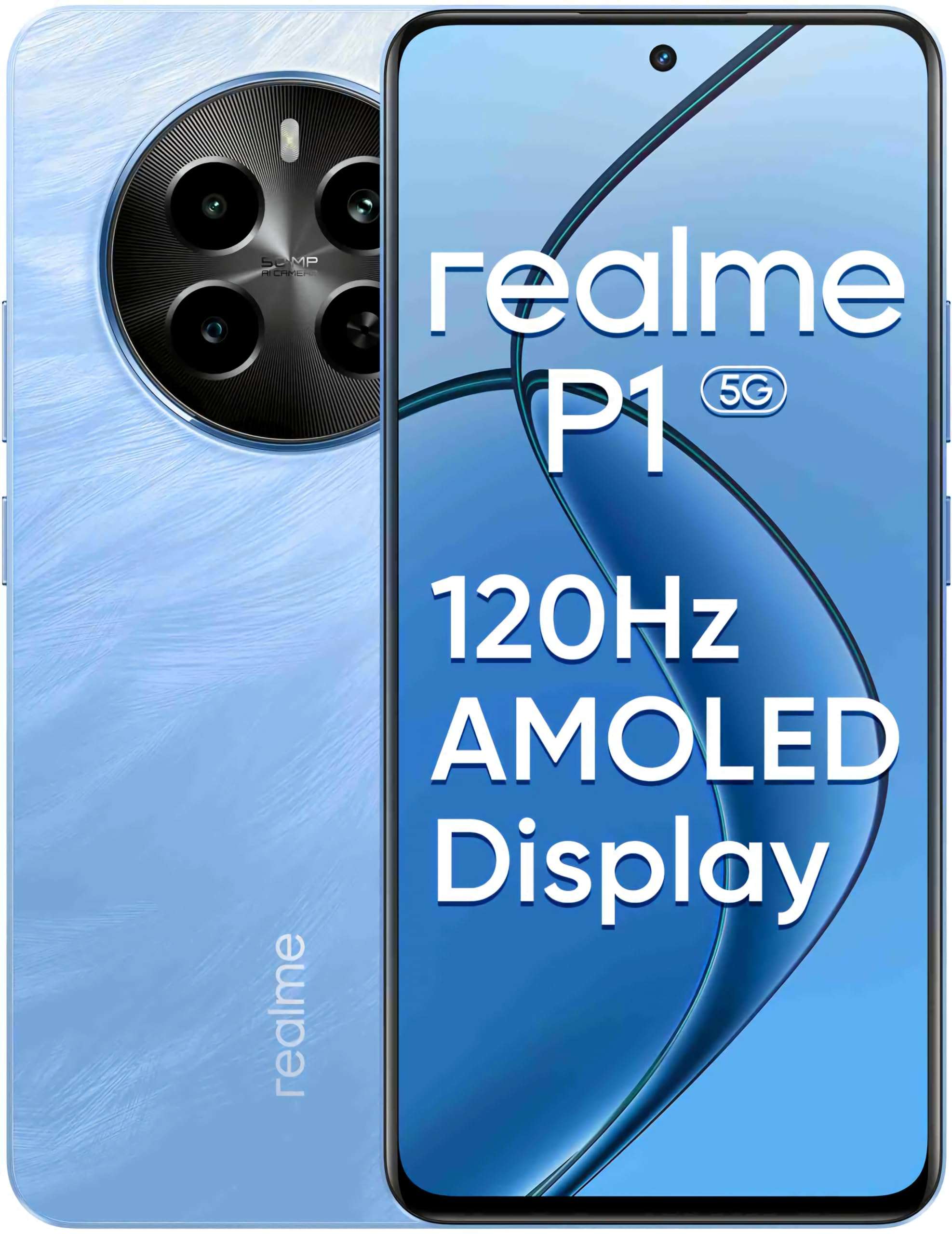 realme P1 5G (Feather Blue, 8GB RAM, 256GB Storage)