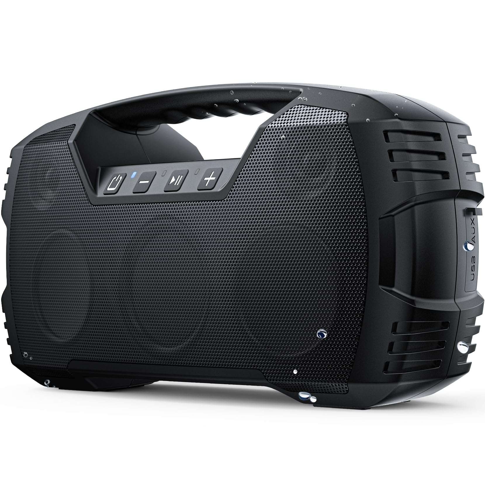 Portable Wireless Bluetooth Speaker, 40W Loud Sound IPX7 Waterproof Speaker, 32H Playtime, Rich Bass, Bluetooth 5.0, TWS Pairing, Built-in Mic, Outdoor Speaker for Home, Party, Pool, Beach-Green 1