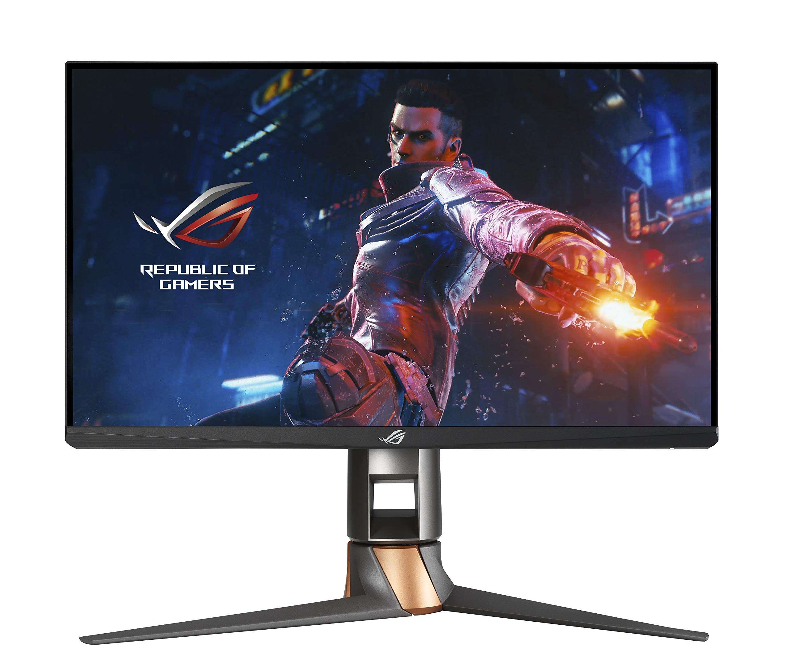 ASUS ROG Swift 360Hz PG259QNR 24.5” HDR Gaming Monitor, 1080P Full HD, Fast IPS, 1ms, G-SYNC, ULMB, NVIDIA Reflex Latency Analyzer, HDMI DisplayPort USB, Desk Mount Kit, VESA Wall Mountable, HDR10 1