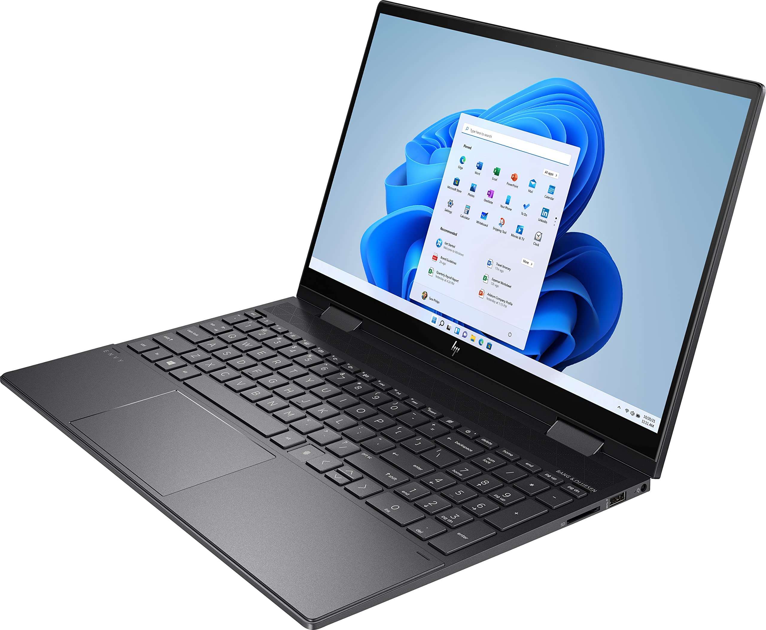 HP Envy x360 15-ey0023dx 15.6" Touchscreen FHD + IPS 2-in-1 Laptop (AMD Ryzen 7 5825U 8-Core, 64GB RAM, 512GB PCIe SSD, AMD Radeon, Backlit KYB, WiFi 5, Bluetooth 5.2, Webcam, Win11Home) w/Hub 6