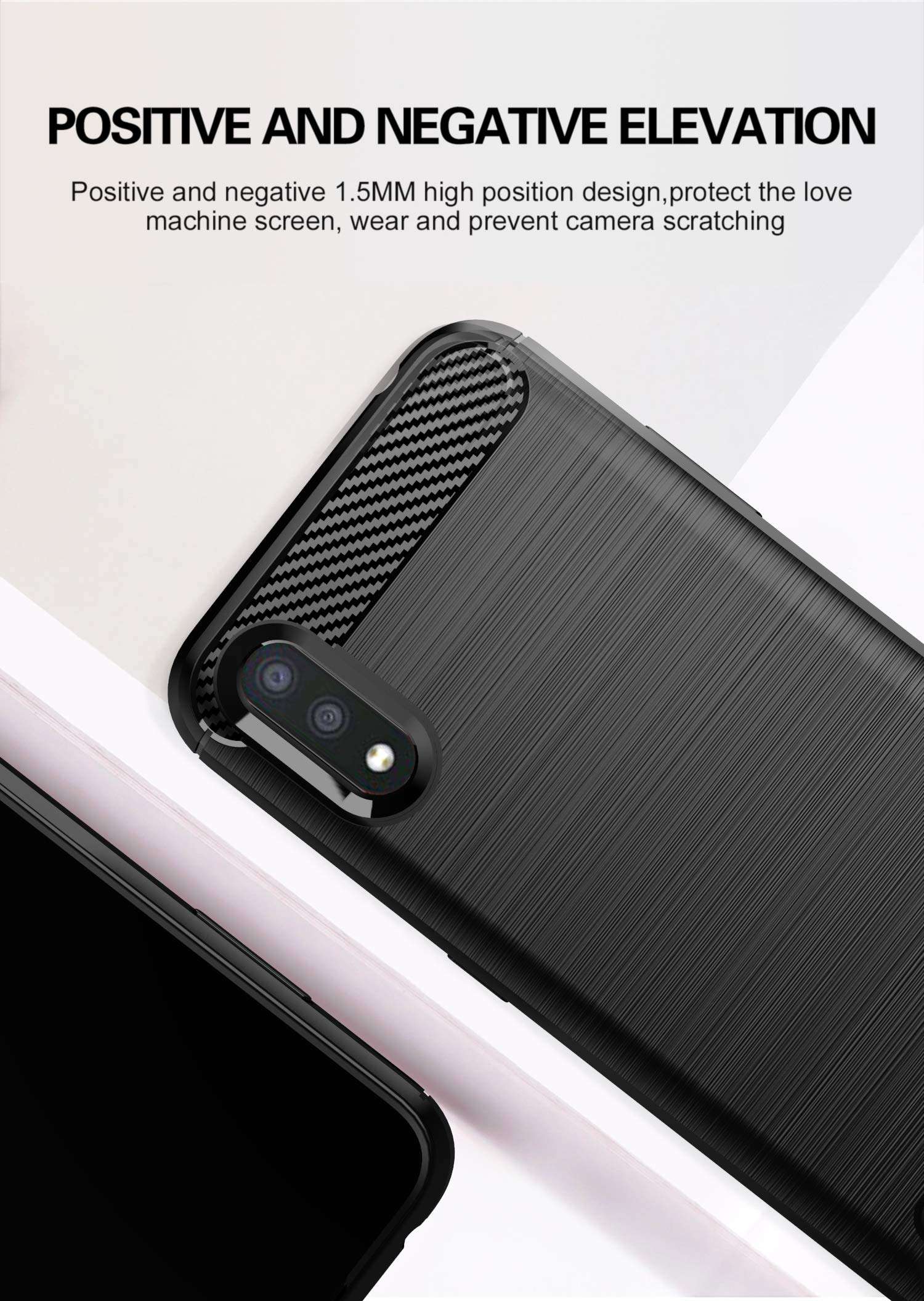 Galaxy A01 case,Samsung A01 case,MAIKEZI Soft TPU Slim Fashion Anti-Fingerprint Non-Slip Protective Phone Case Cover for Samsung Galaxy A01(Red Brushed TPU) 4