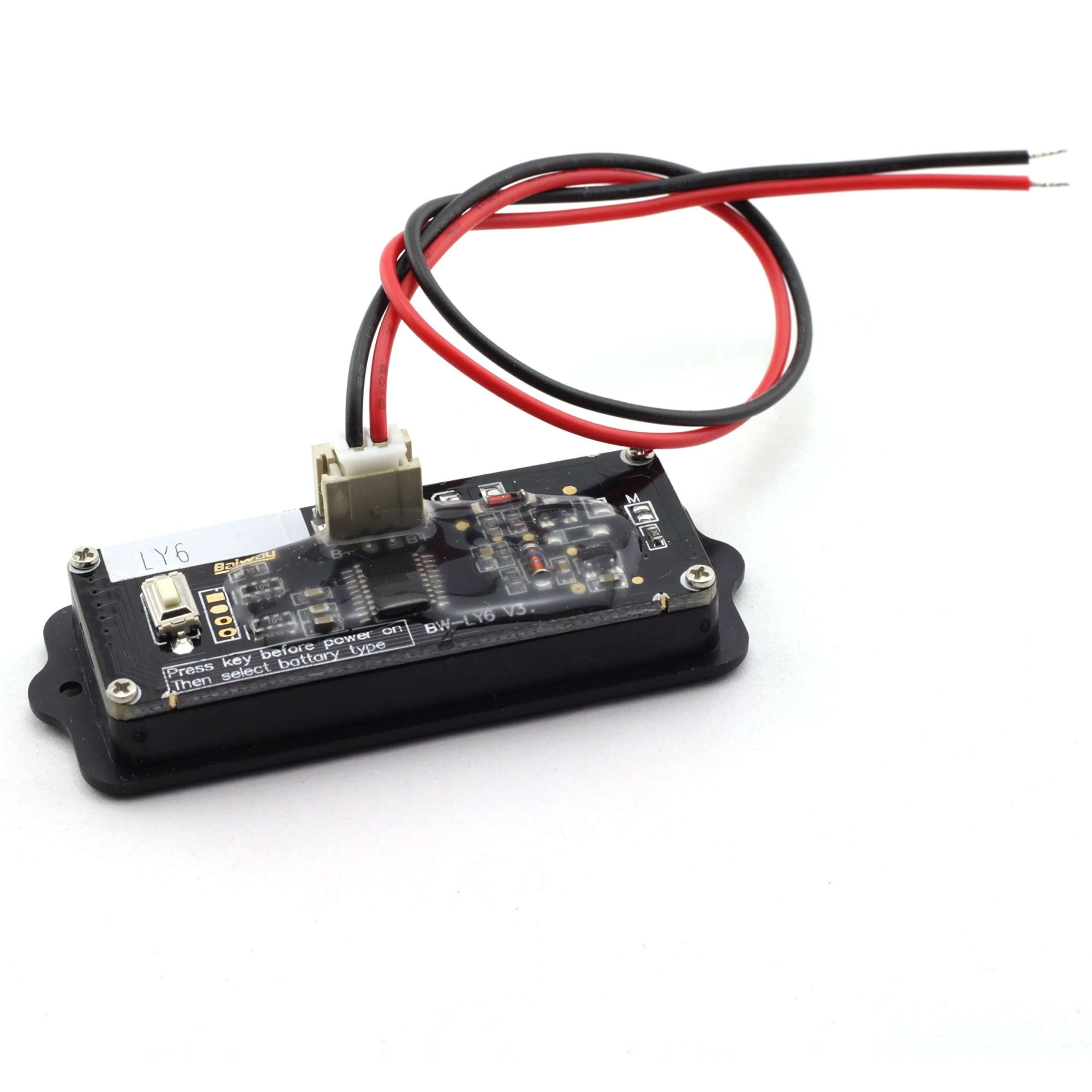 ToToT LY6W Battery Capacity Tester Monitor Universal Voltage-Type LCD Digital Display Power Module Indicator For 12V 24V 36V 48V Lead Acid Battery 3-15cells Lithium-Ion Battery Blue Light 5