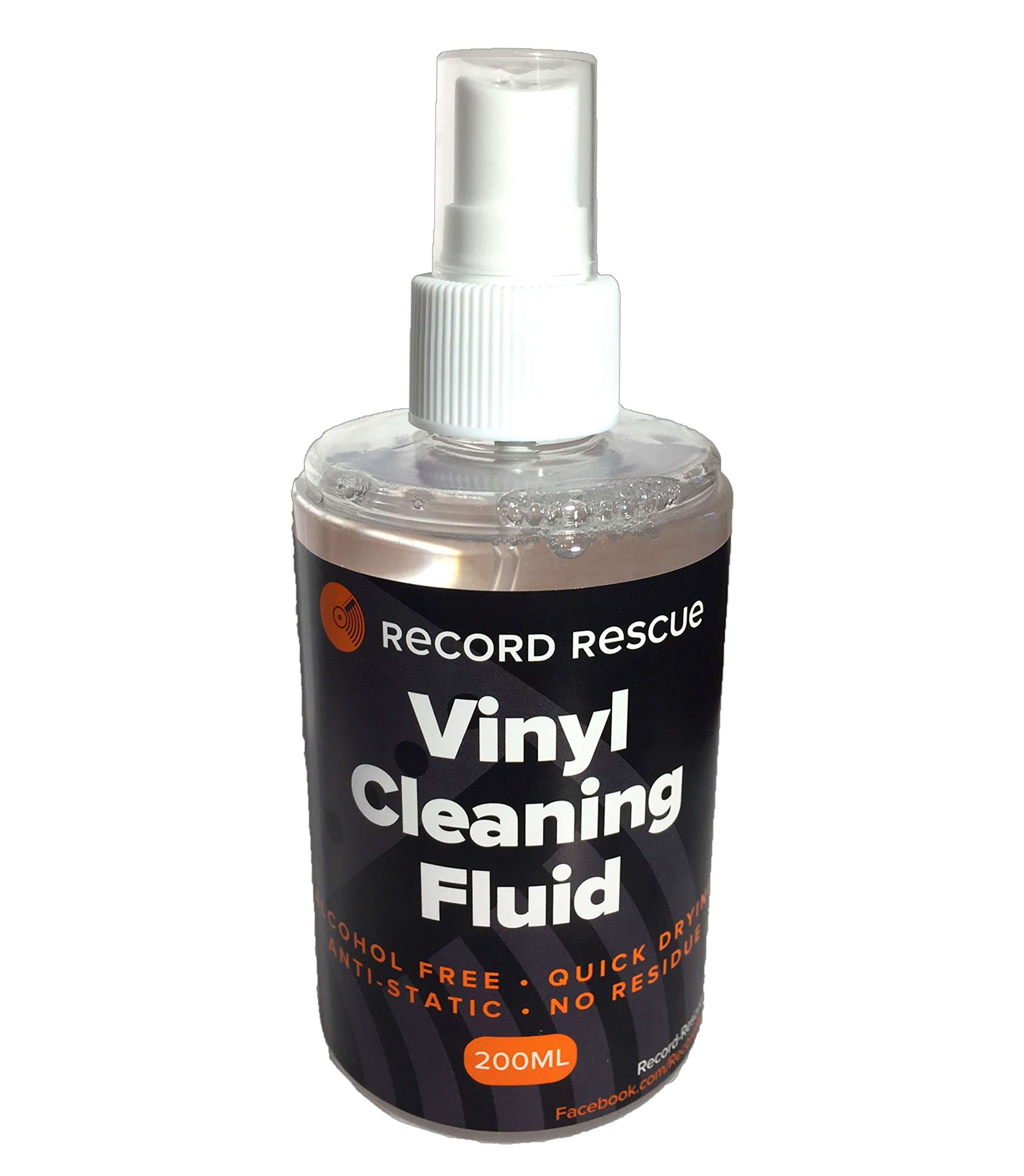 Vinyl Cleaning Fluid & Microfiber Towel - Record Washing Solution (200ml Spray Bottle) | Record Rescue 2