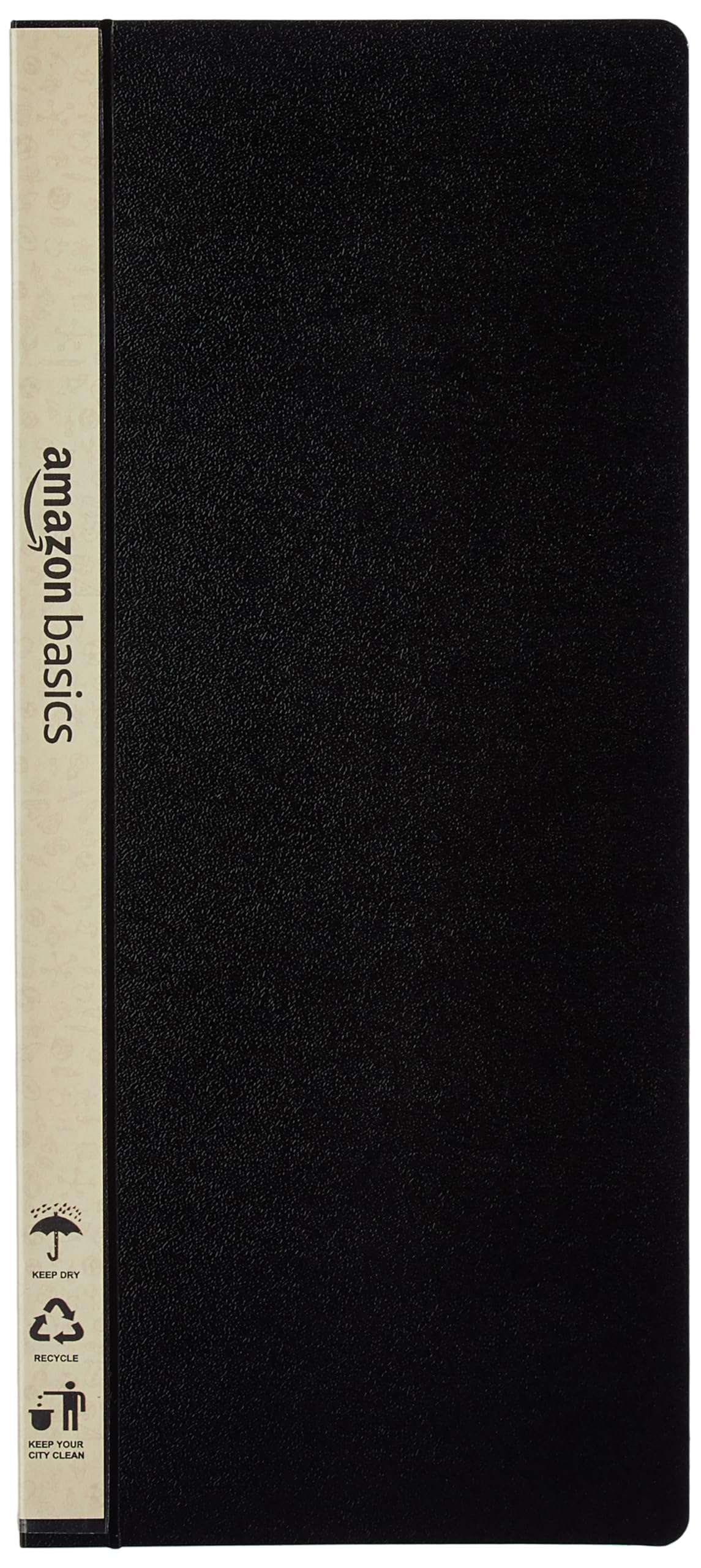 Amazon Basics PVC Card Holder, 240 Pockets for 480 Cards Business/Visiting/Debit/Credit/Name Id Card Holder Book Cash Organizer File