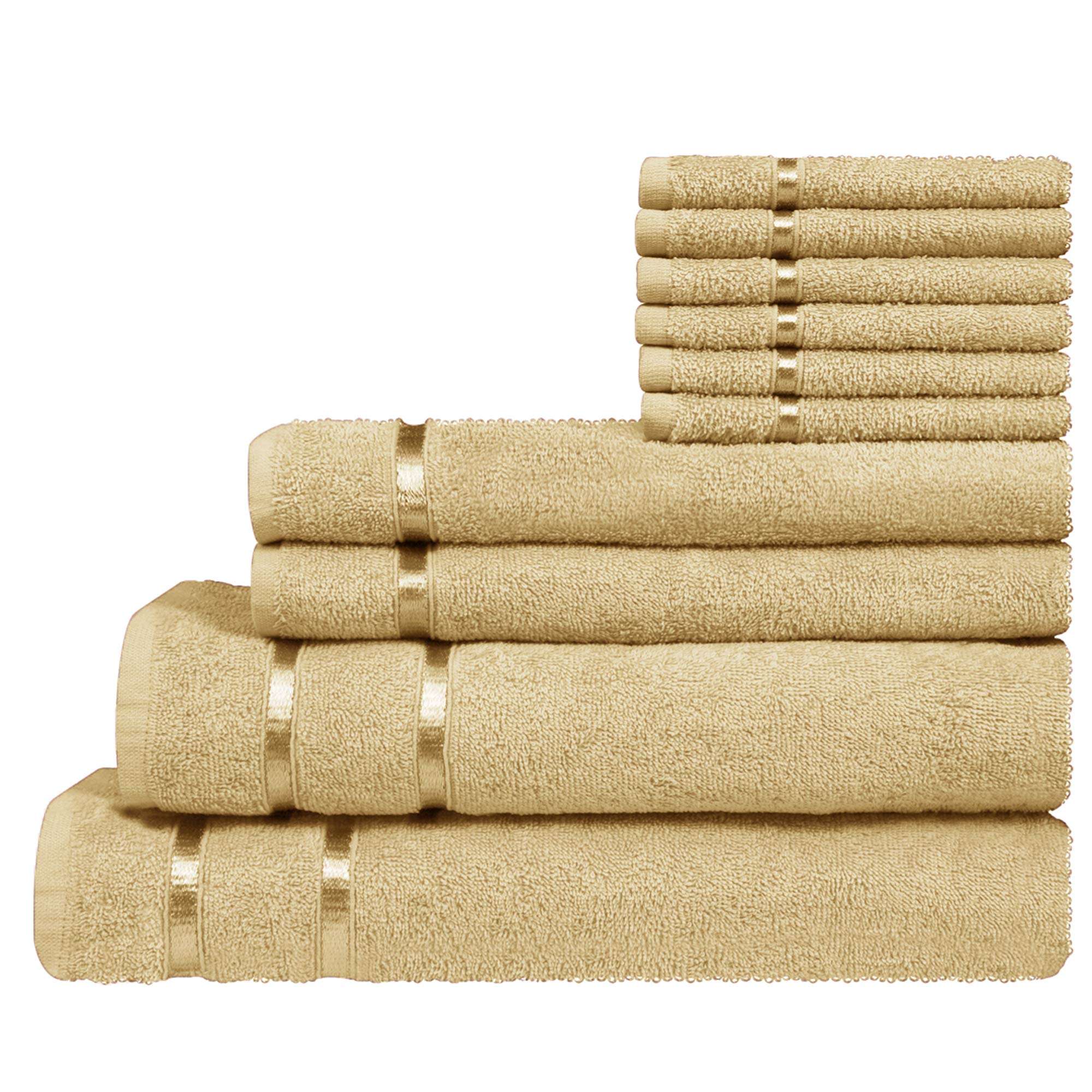 Story@Home 10 Piece Combo 450 GSM Cotton Ultra Soft, Super Absorbent, Antibacterial Treatment, Towel Set - Pink 1