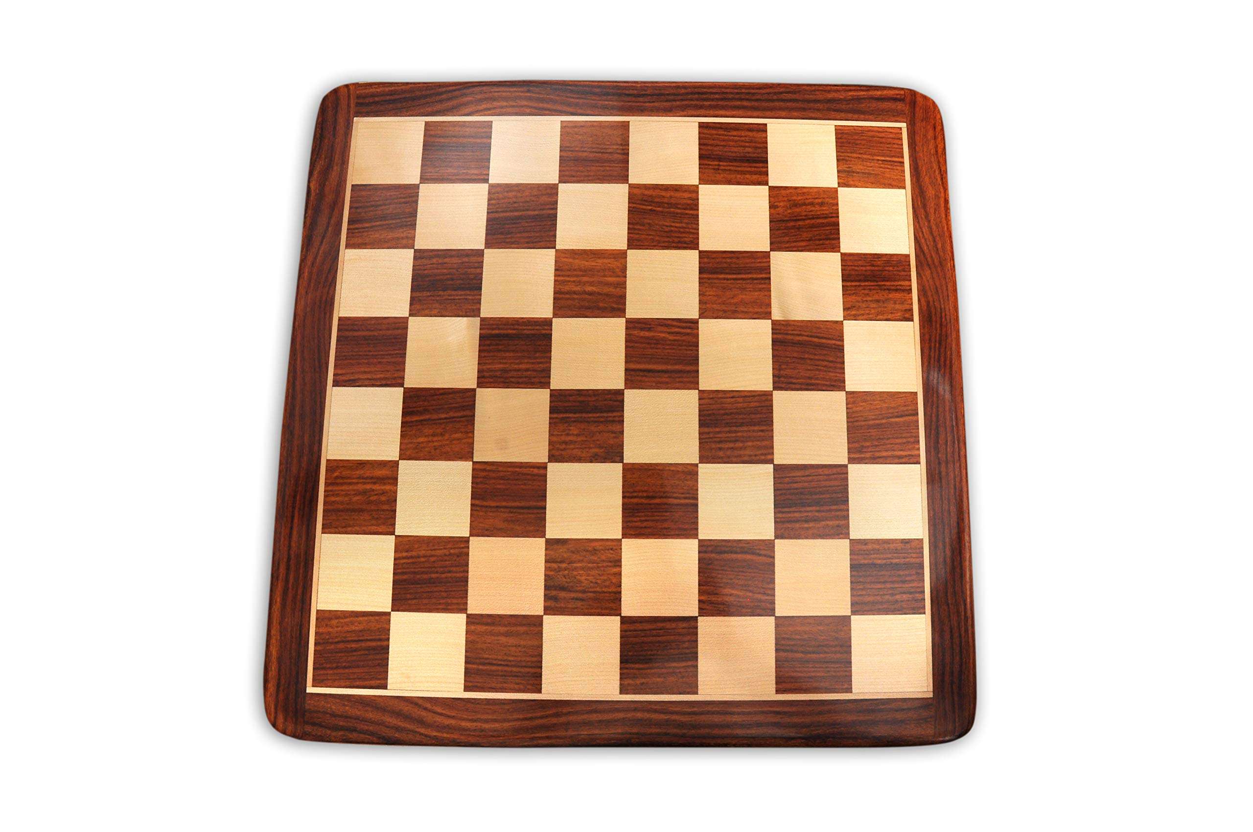 STAUNTON & CRAFTER Flat Wooden Chess 20X20 Inch Premium Edition 3
