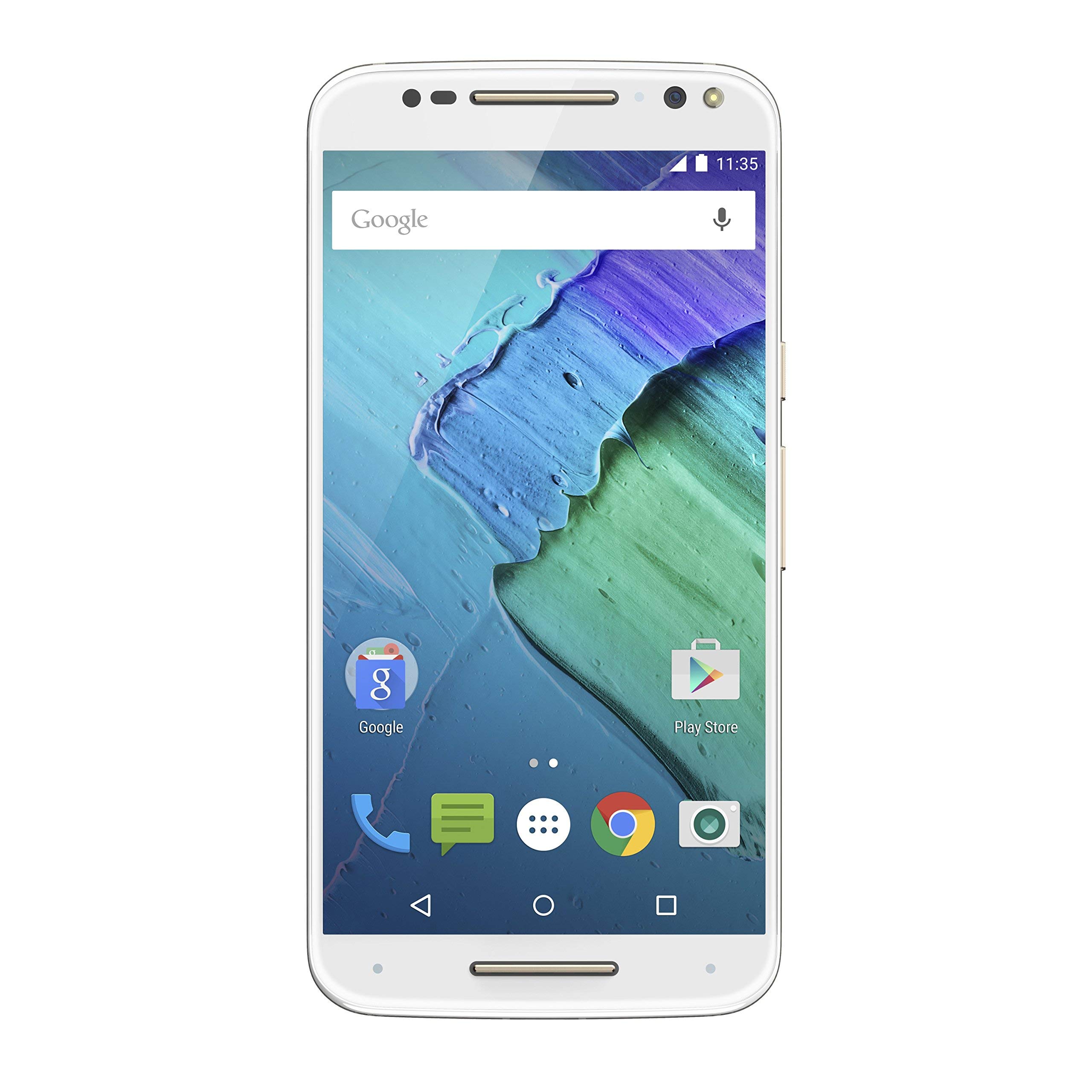 Moto X Pure Edition Unlocked Smartphone, 32GB White (U.S. Warranty - XT1575) (Renewed)