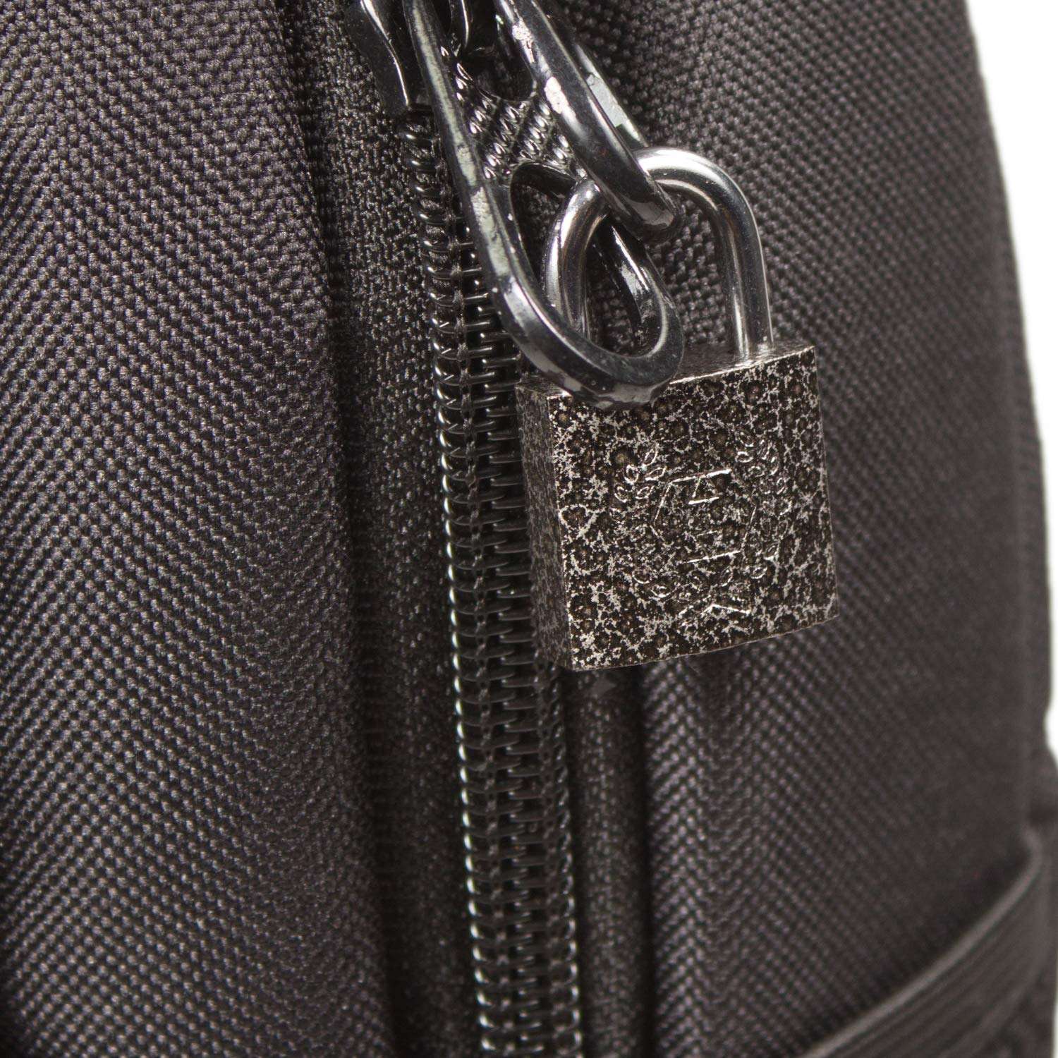 Harrison Luggage Lock C I-0320 Key Padlock with 3 Keys Mild Steel Solid Body Hardened Shackle Suitable for Suitcase, Bag, Bagpack, Small Lock (Grey) - Pack of 2 4