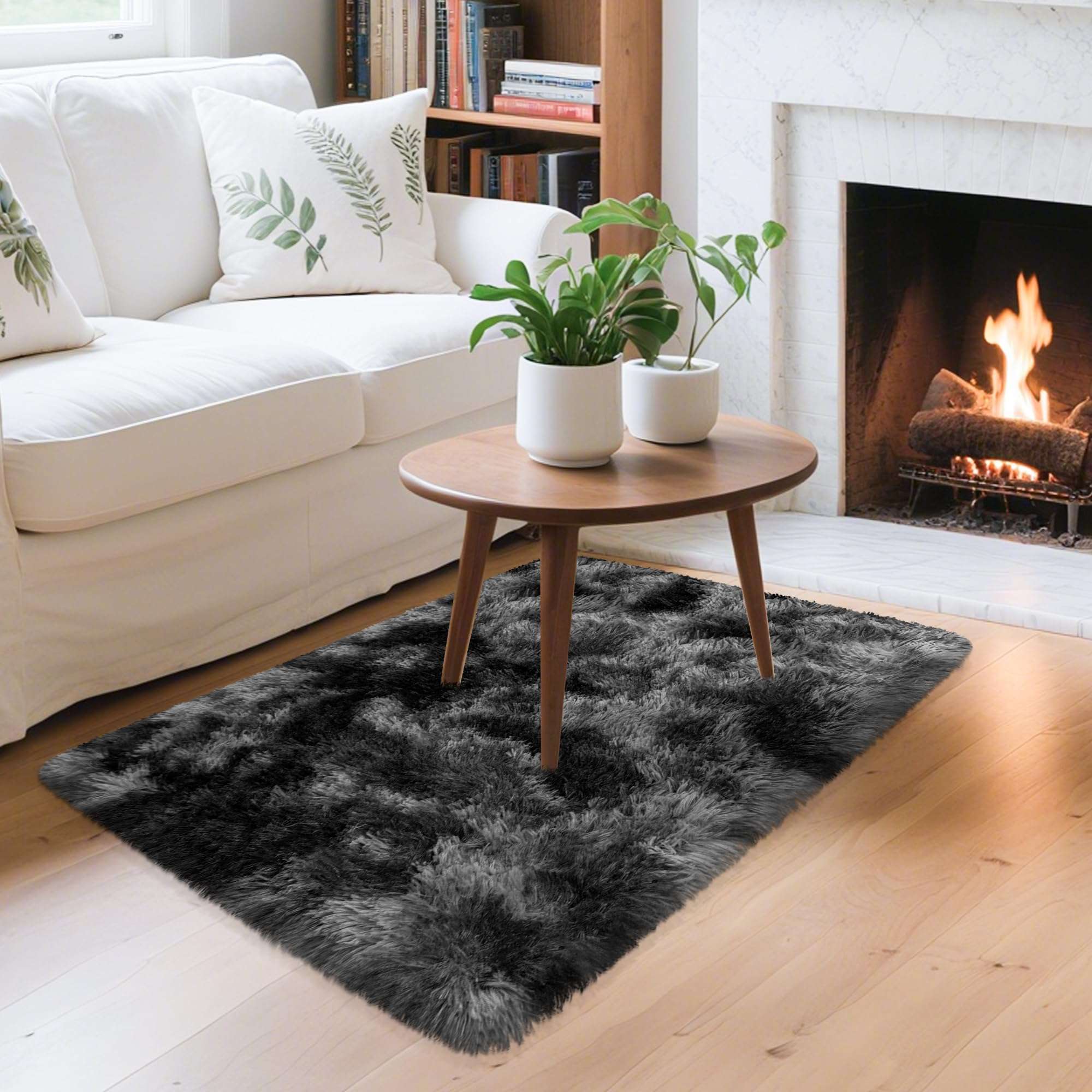 TENNOLA Super Soft Fluffy Area Rug Carpets 5x8 Ft,Shaggy Rugs for Living Room Bedroom,Fluffy Carpet of Bedrooms and Nursery,for Plush Furry Rugs Decorated in The Room 1