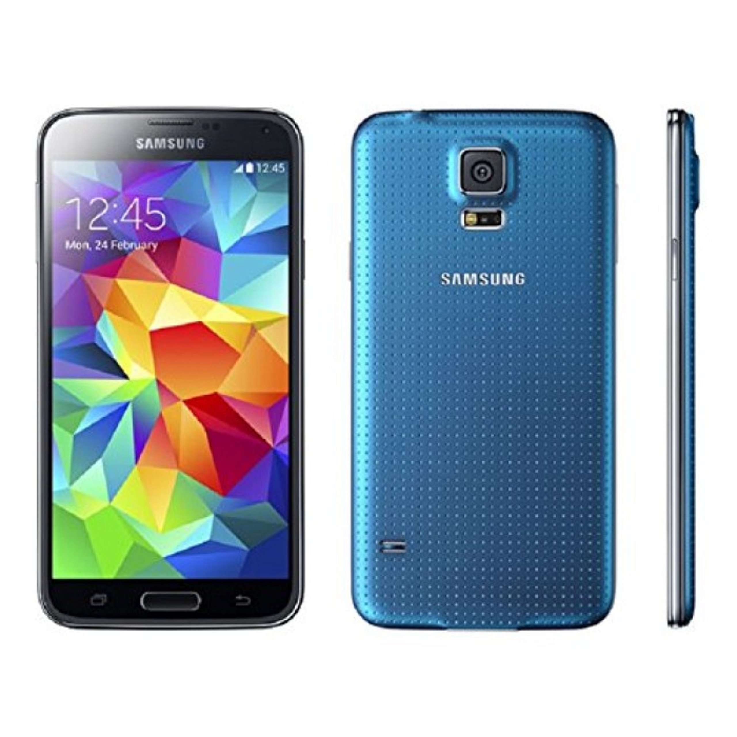 Samsung Galaxy S5 SM-G900H Unlocked Cellphone, International Version, 16GB, Blue 3