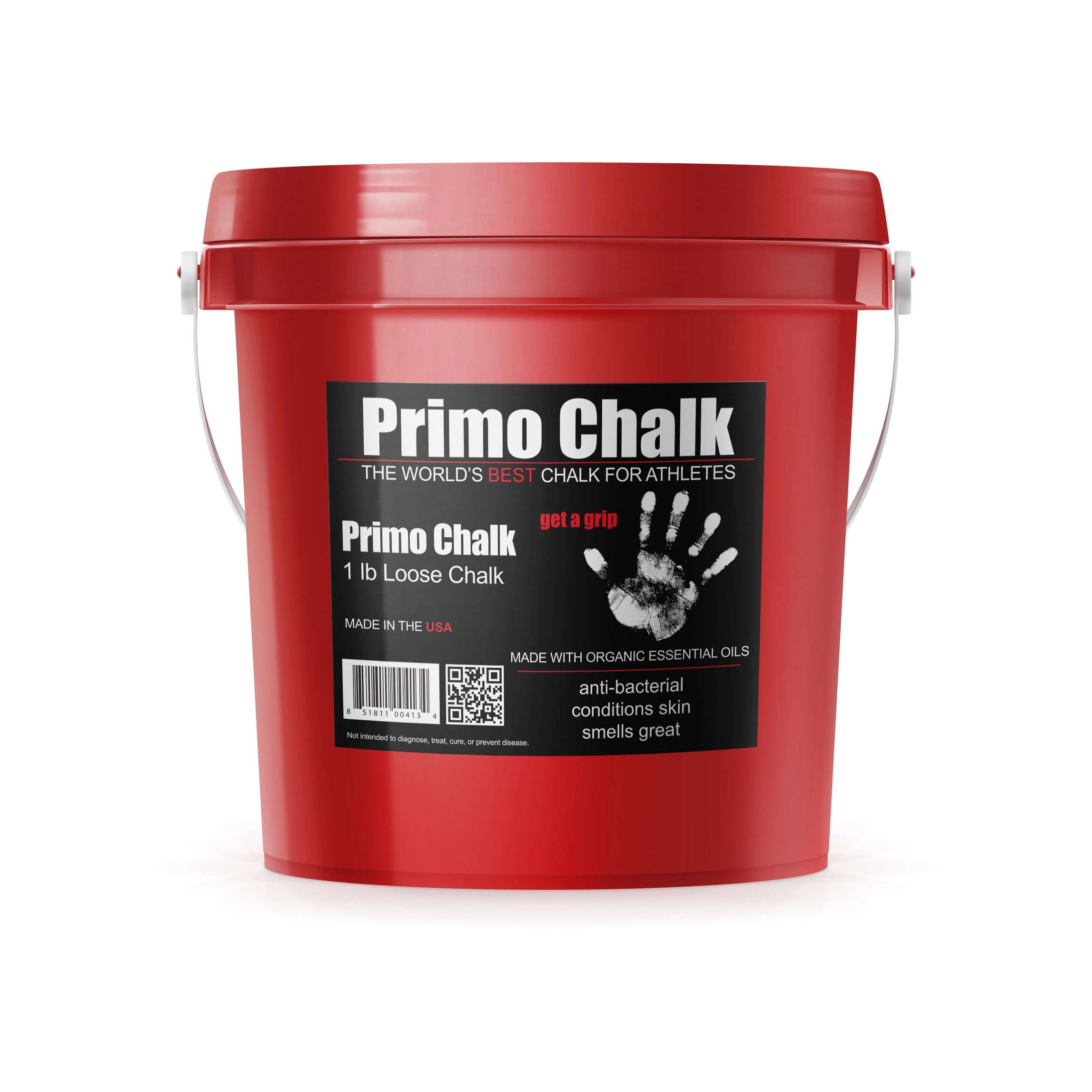 1 lb Loose Chalk in Reusable Bucket - Primo Chalk 1