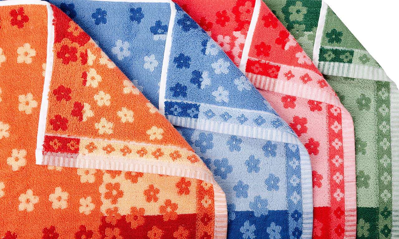 GRGRASP Cotton Hand Towels Set of 12 Piece for Kitchen & Gym , Soft & Super abosrbent , 450 GSM ,( Size: Medium , 30 * 52 cm) 3