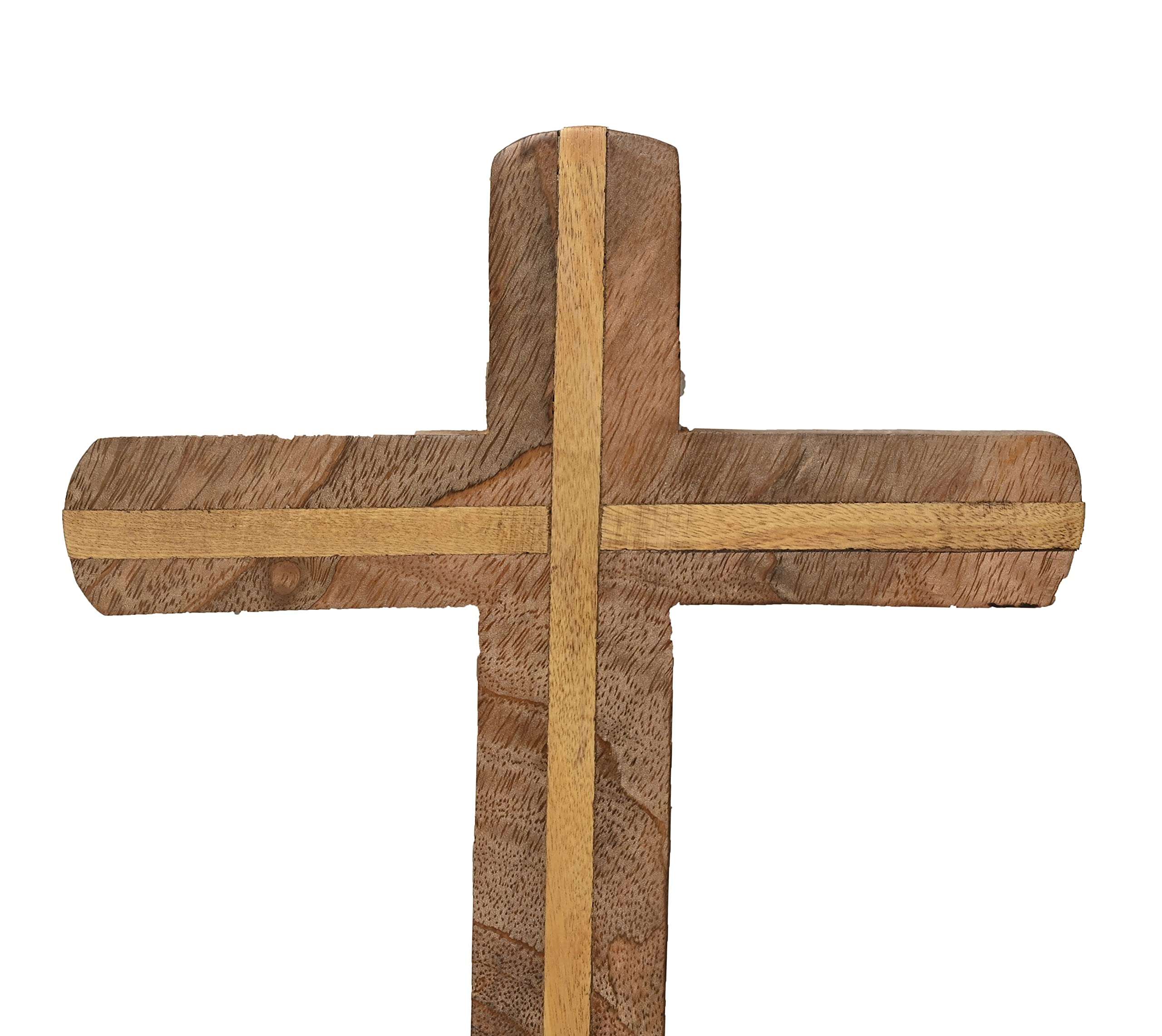 KariGhar Crucifix | Jesus Christ | Cross Jesus | Crucified Jesus Idol for Home | Living Room | Prayer Room | Gifting | Decoration ( 3 x 20 x 30 CM ) AW0012 3