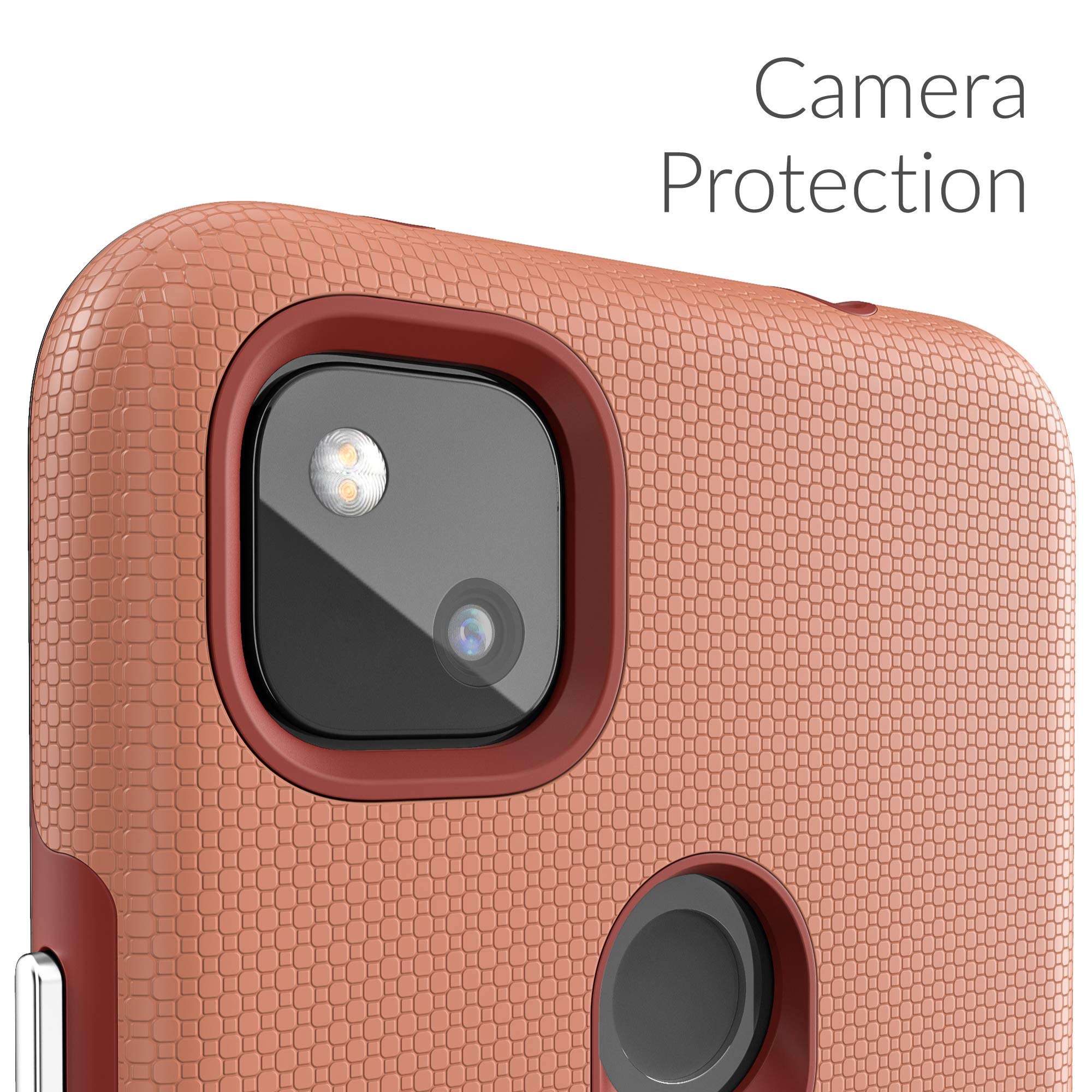 Crave Pixel 4a Case, Dual Guard Protection Series Case for Google Pixel 4a - Blush 3