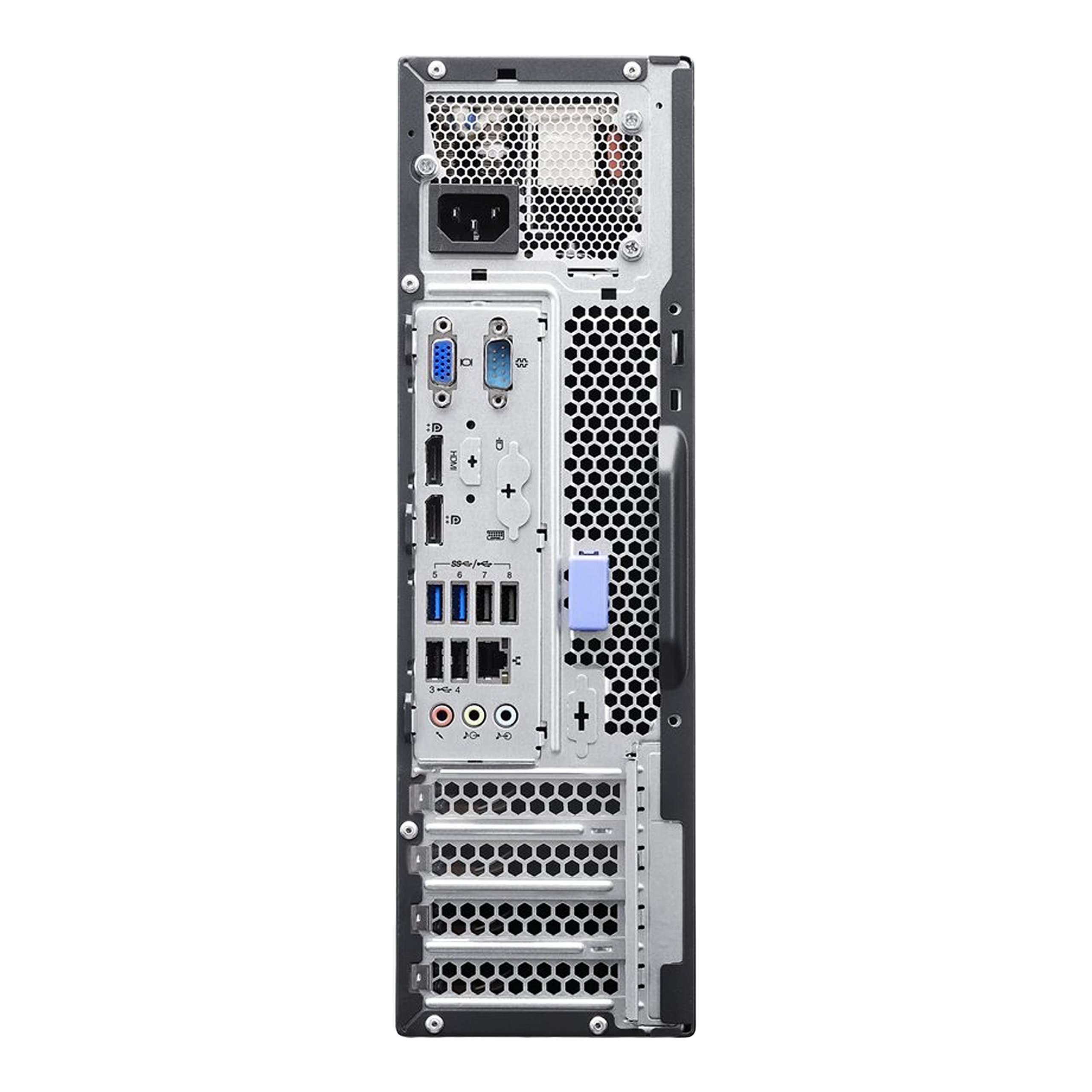 Lenovo ThinkCentre M83 Small Form Factor Desktop PC, Intel Quad Core i5-4670 up to 3.8GHz, 16G DDR3, 500G, WiFi, BT 4.0, DVD, Windows 10 64-Multi-Language Support English/Spanish/French (Renewed) 3