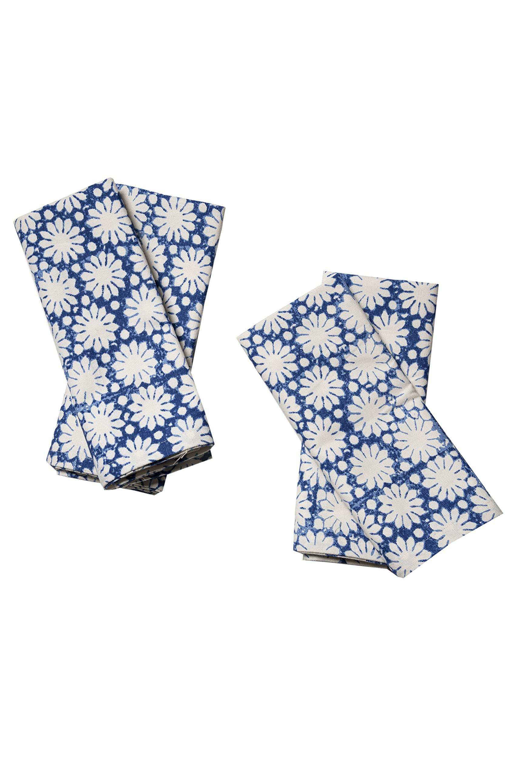 CONTRAST LIVING Binu Hand Block Printed Kitchen Towel/Dish Towel/Hand Towel Multi Color Set of 3 Pcs 4