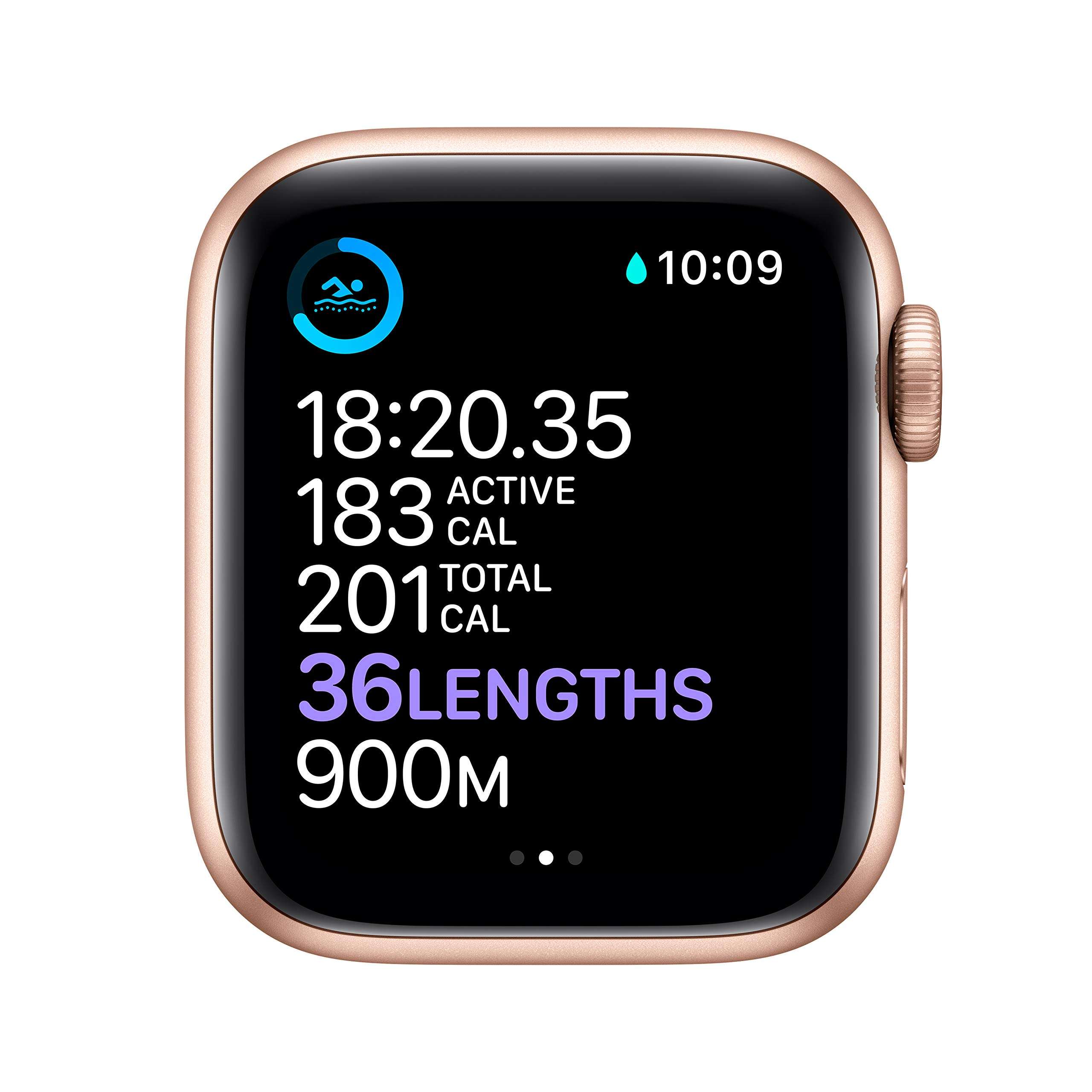 Apple New Watch Series 6 (GPS, 40mm) - Gold Aluminium Case with Pink Sand Sport Band 3