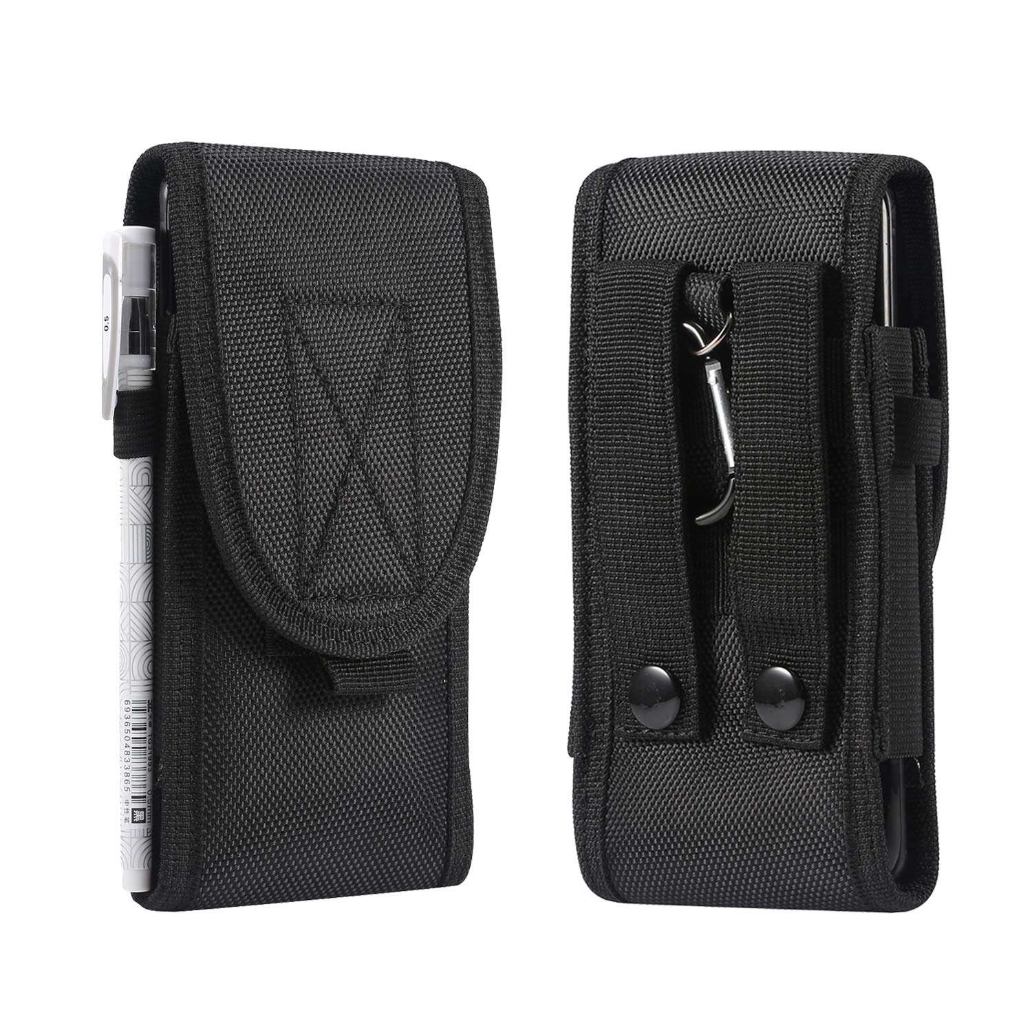 Mobile Phone Belt Pouch Holster Cover Case for Samsung Note20, Note20 Ultra, Note10 Lite,S21+,S21 Ultra, Waist Pack for Outdoor, for iPhone 12 Pro Max,11 Pro Max,Xs Max,6/6s Plus 1
