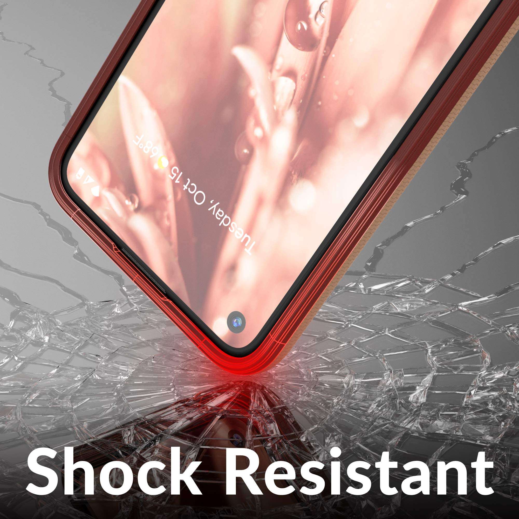 Crave Pixel 4a Case, Dual Guard Protection Series Case for Google Pixel 4a - Blush 4