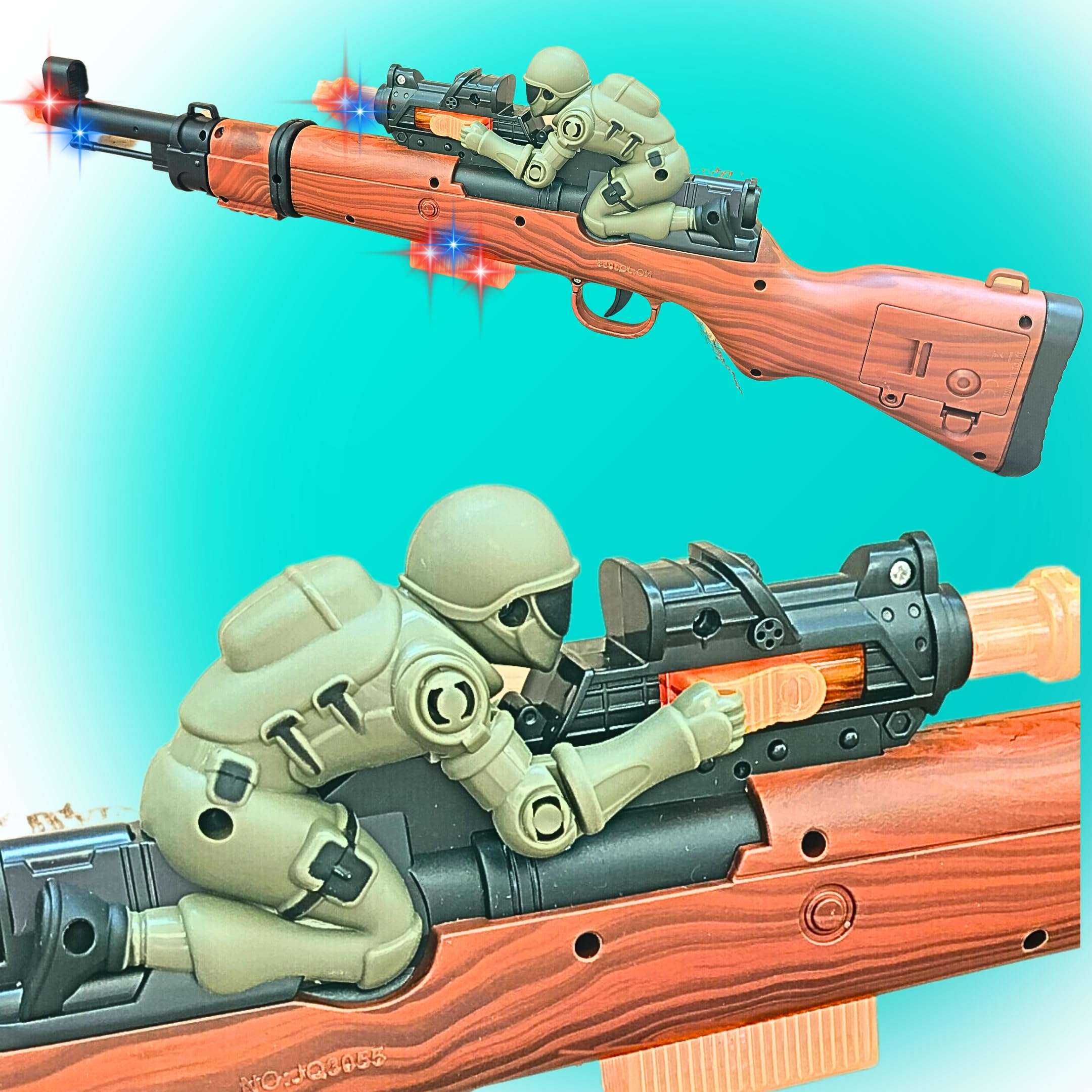 Kart In Box | Gun Toys for Kids | Guns for Boys | Shot Gun | Shot Toy Gun (Lightning & Music) 1