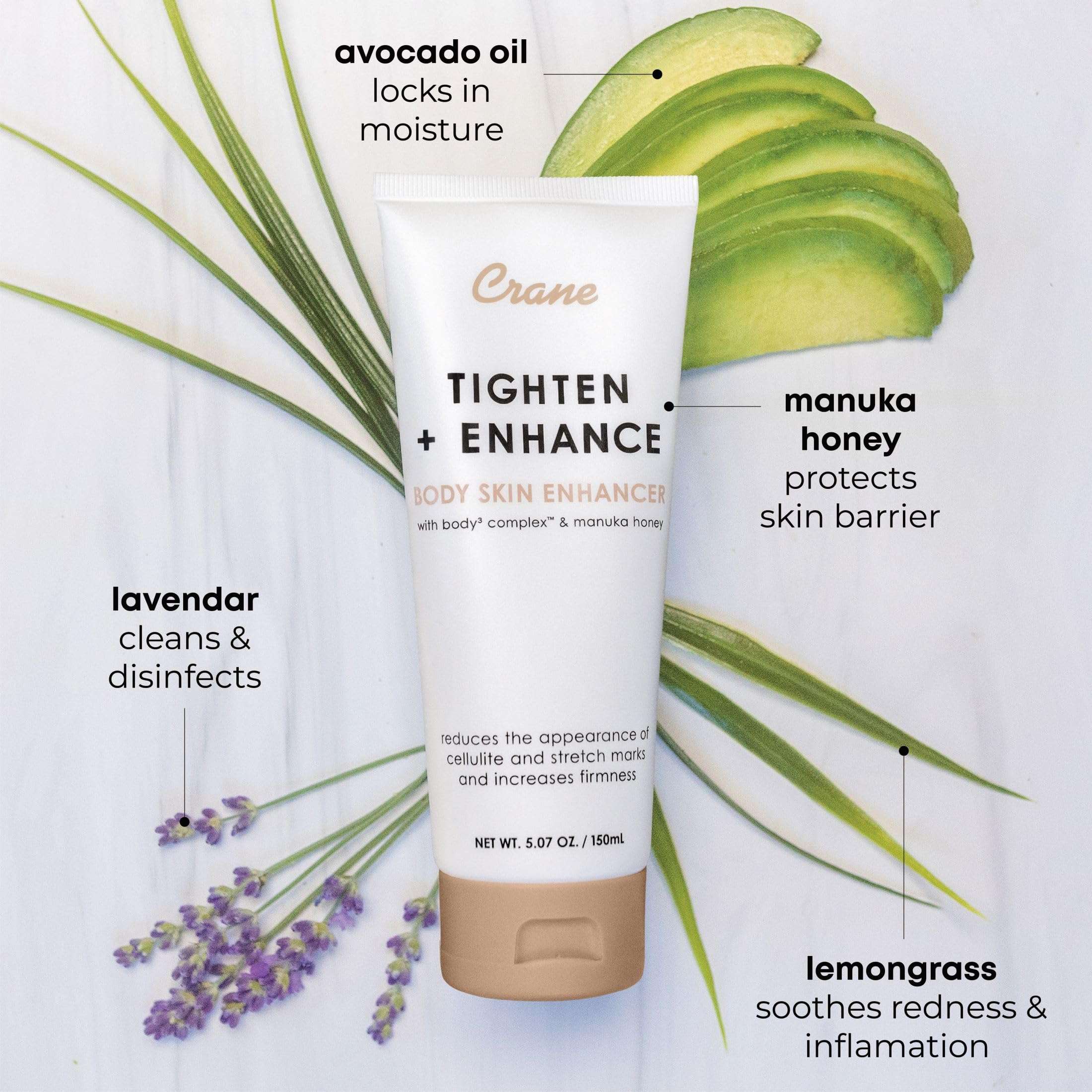 Crane Baby Stretch Mark Cream, Tighten, Tone, and Reduce Cellulite and Stretch Marks, 5.07 oz 4